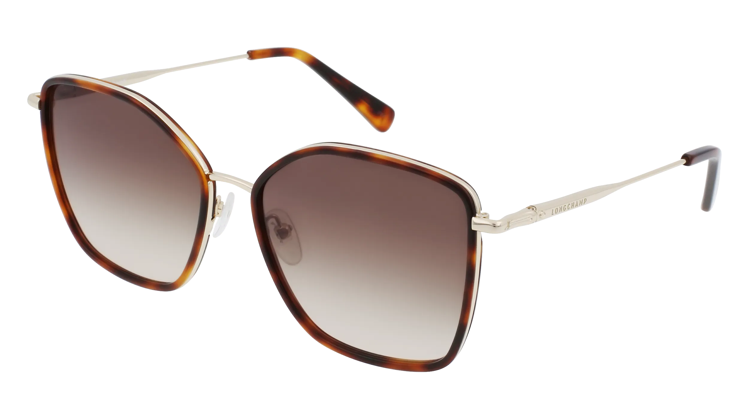 LONGCHAMP LO685S 712 Occhiali da sole Metallo Havana Marrone Squadrata Fotocromatiche - immagine 1