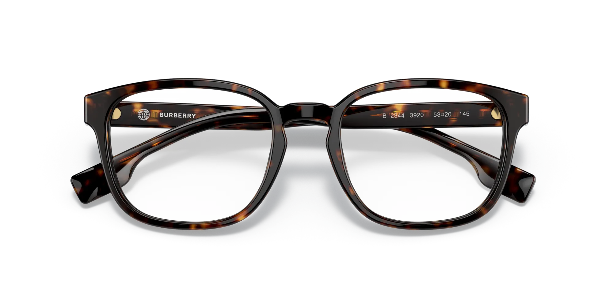 Burberry BE2344 EDISON 3920 Montature da vista Plastica Havana scuro Squadrata - immagine 2