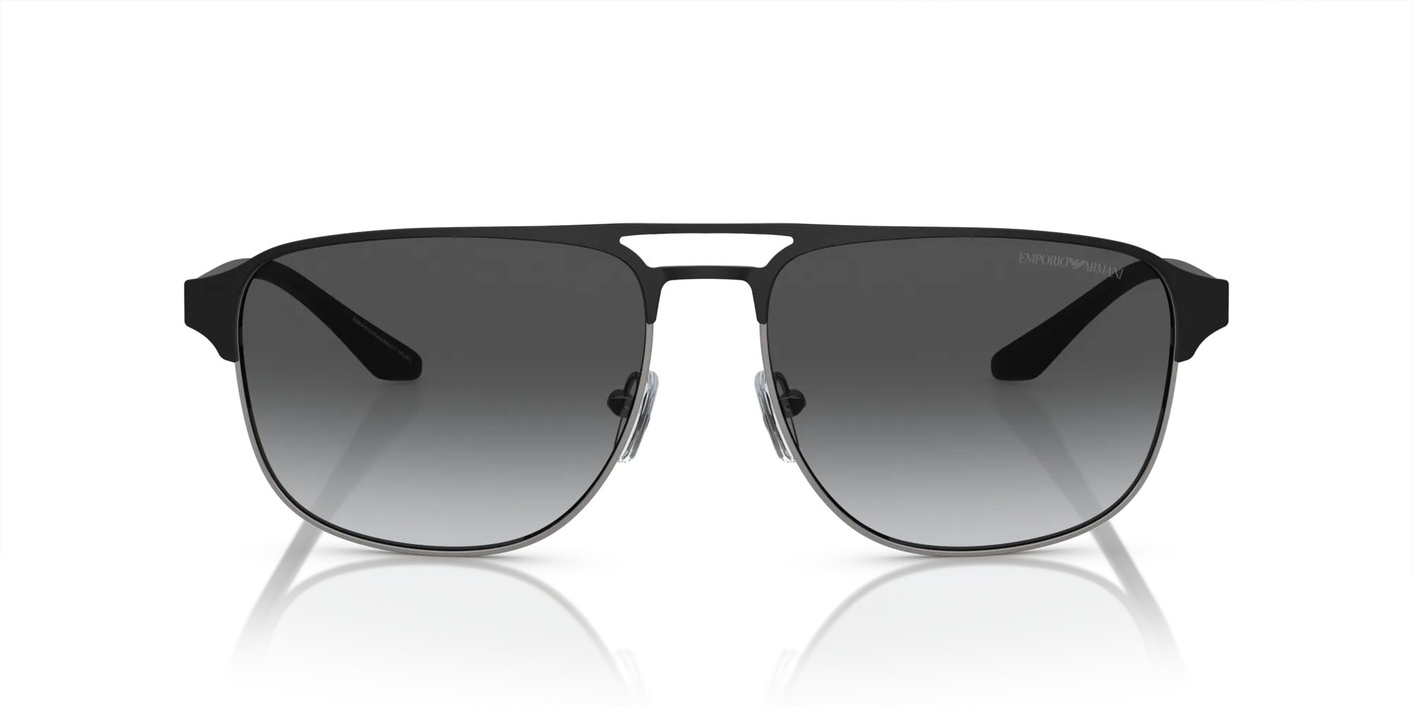 Emporio Armani EA2144 336511 Occhiali da sole Metallo Grigio Grigio Pilot Polarizzata Sfumato - immagine 3