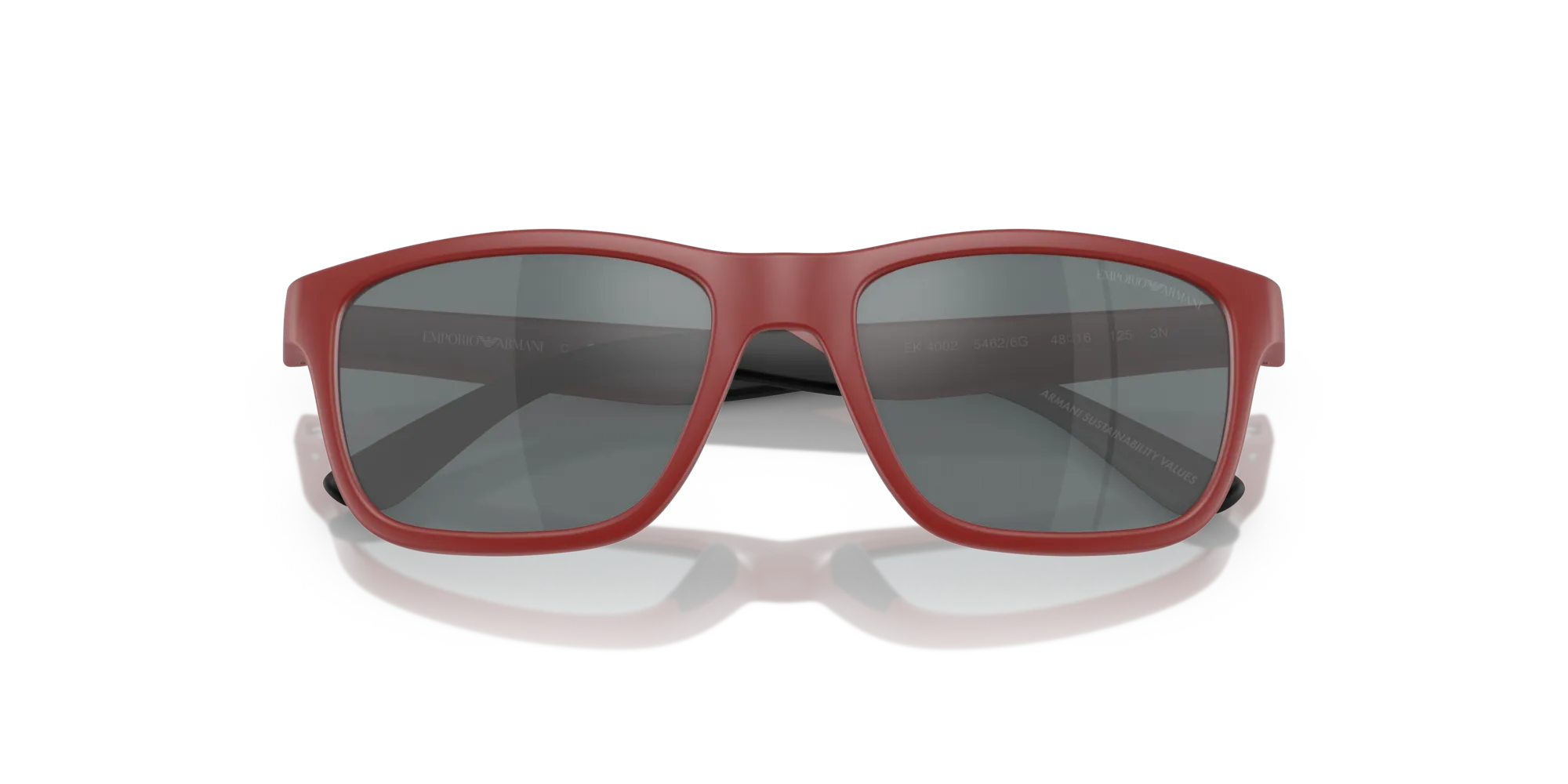 Emporio Armani EK4002 54626G Occhiali da sole Iniettato Rosso Grigio Pillow Specchiate Specchiato - immagine 2