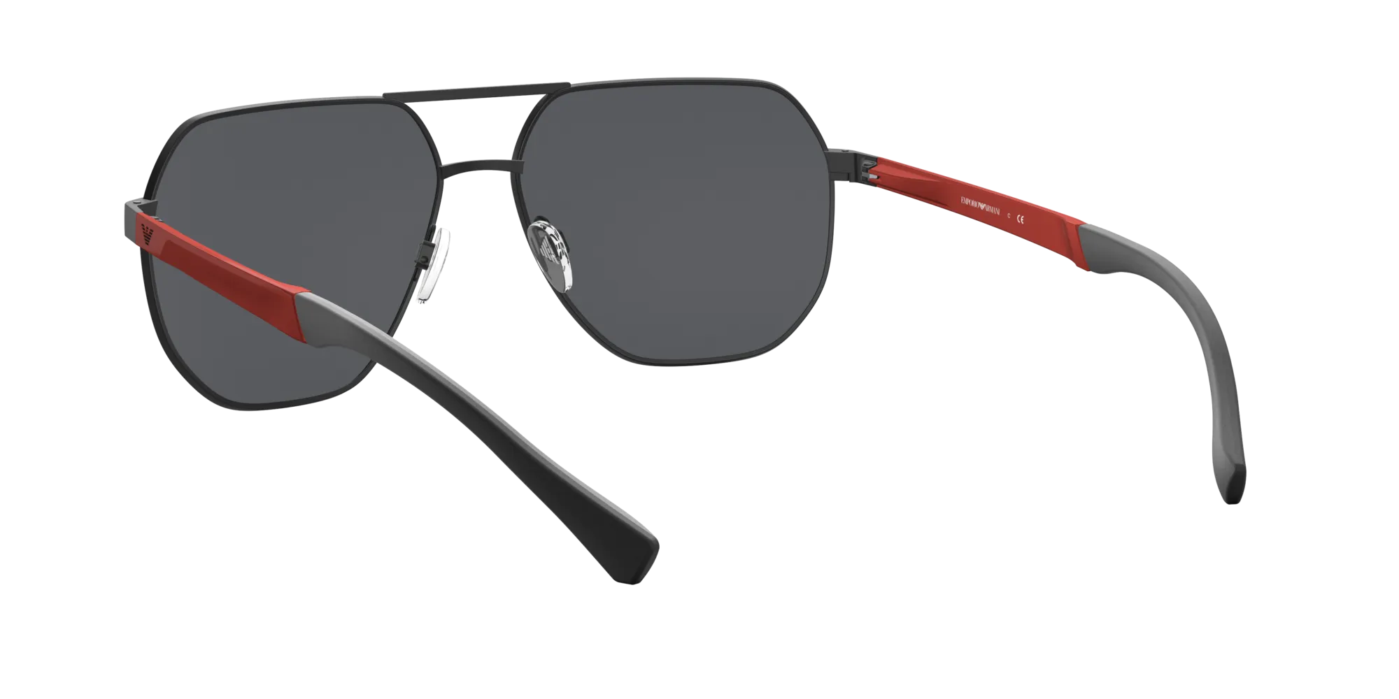 Emporio Armani EA2099D 333087 Occhiali da sole Metallo Nero Grigio Squadrata Normale - immagine 4