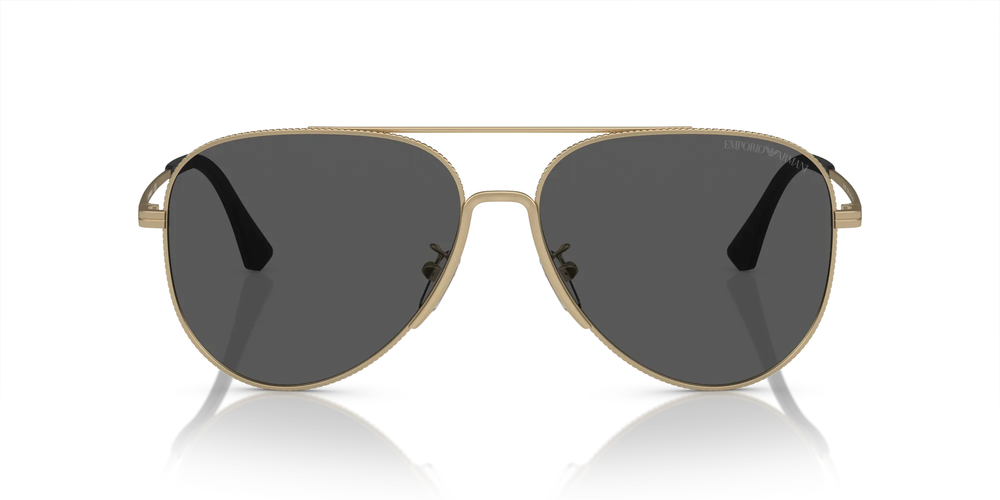 Emporio Armani EA2149D 337187 Occhiali da sole Metallo Oro Grigio Pilot Normale - immagine 3
