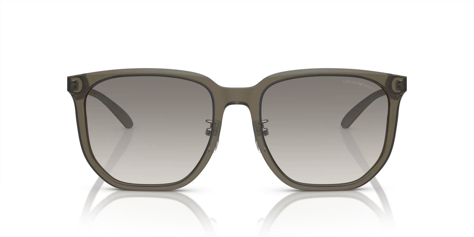 Emporio Armani EA4215D 50296I Occhiali da sole Acetato Grigio Grigio Squadrata Normale Sfumato - immagine 3