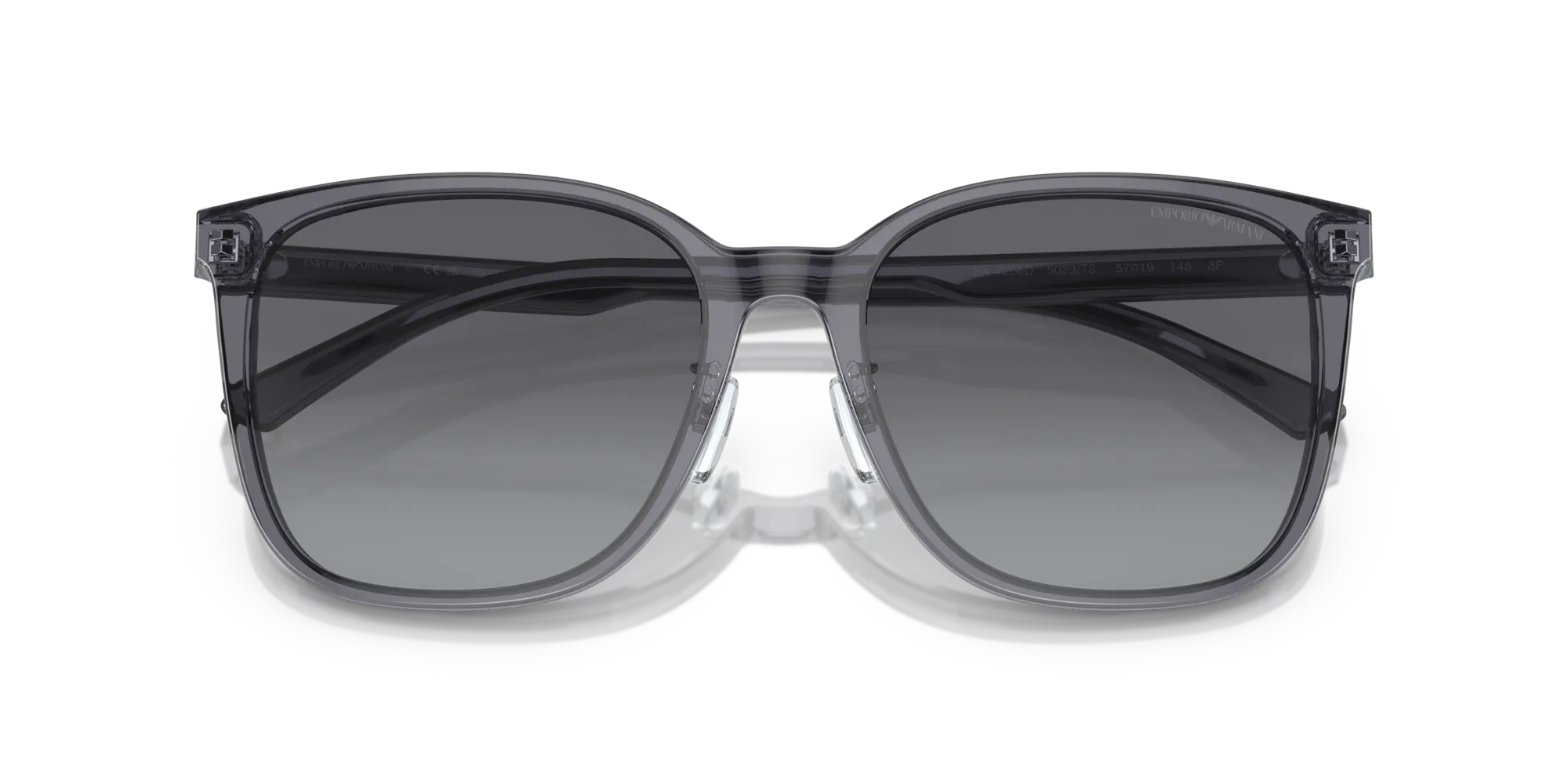 Emporio Armani EA4206D 5029T3 Occhiali da sole Acetato Grigio Grigio Pillow Polarizzata Sfumato - immagine 2