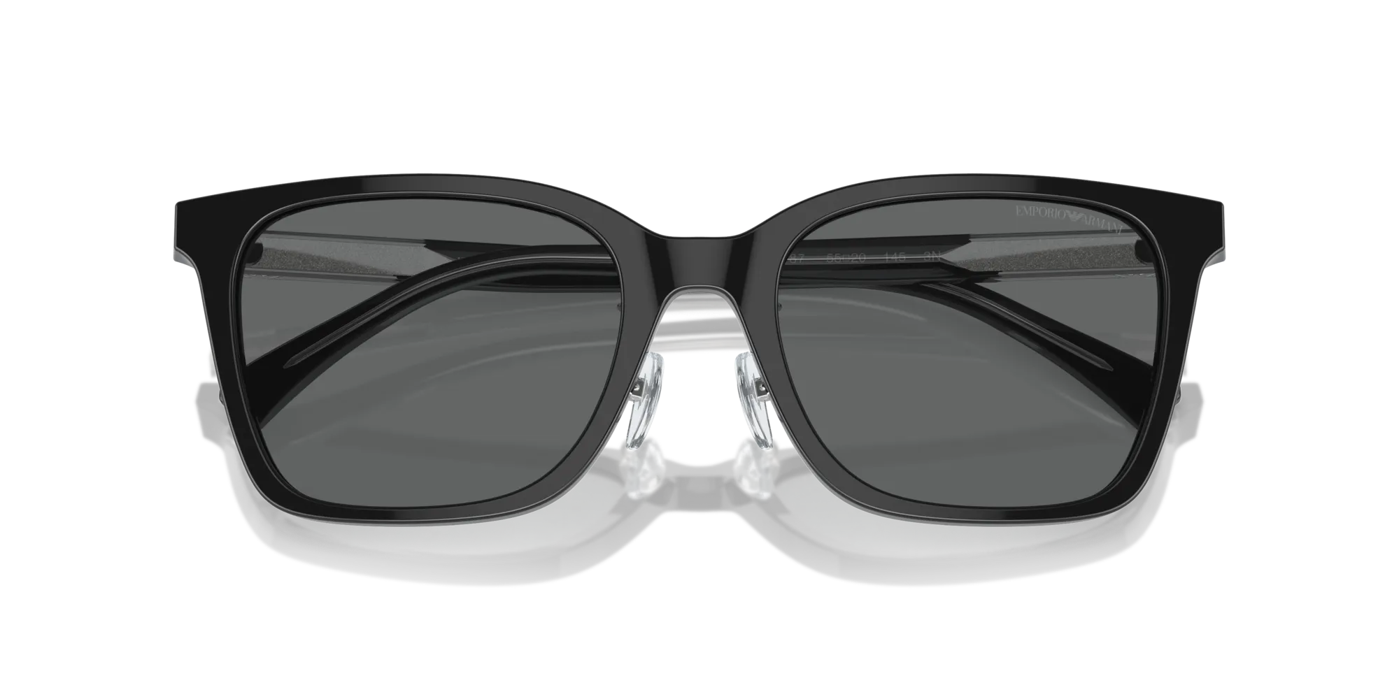Emporio Armani EA4226D 501787 Occhiali da sole Acetato Nero Grigio Squadrata Normale - immagine 2