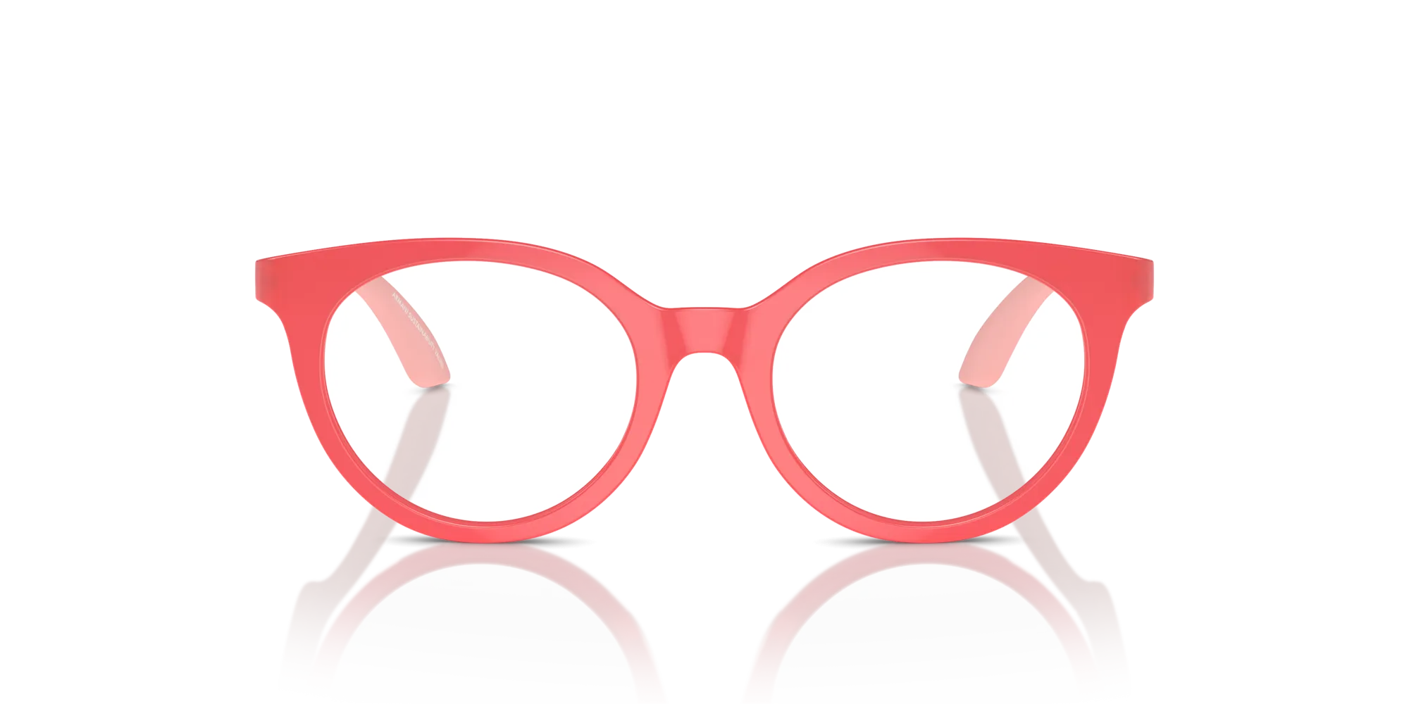 Emporio Armani EK3007 6135 Montature da vista bambino Iniettato Rosso Trasparente Pantos Normale - immagine 3