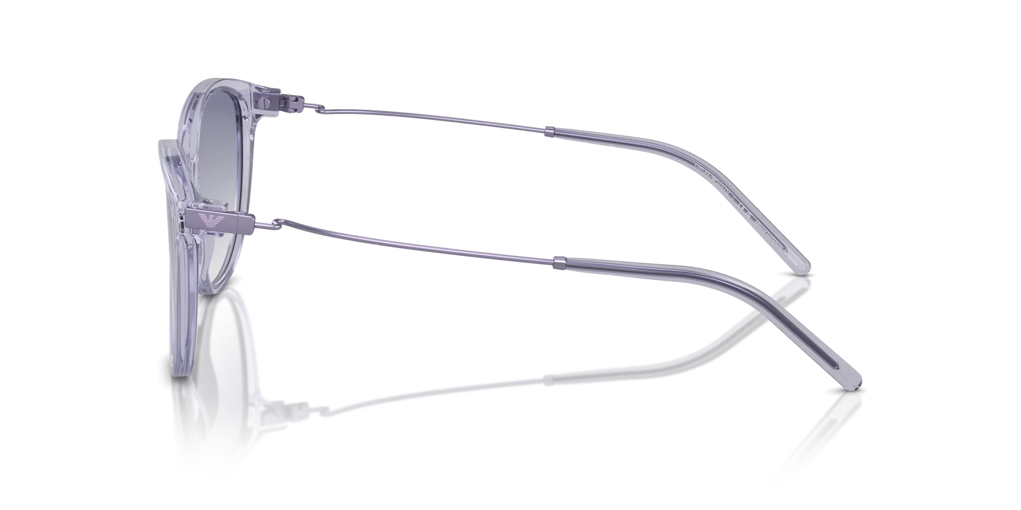 Emporio Armani EA4220 611179 Occhiali da sole Acetato Viola Blu Cat Eye Normale Sfumato - immagine 4