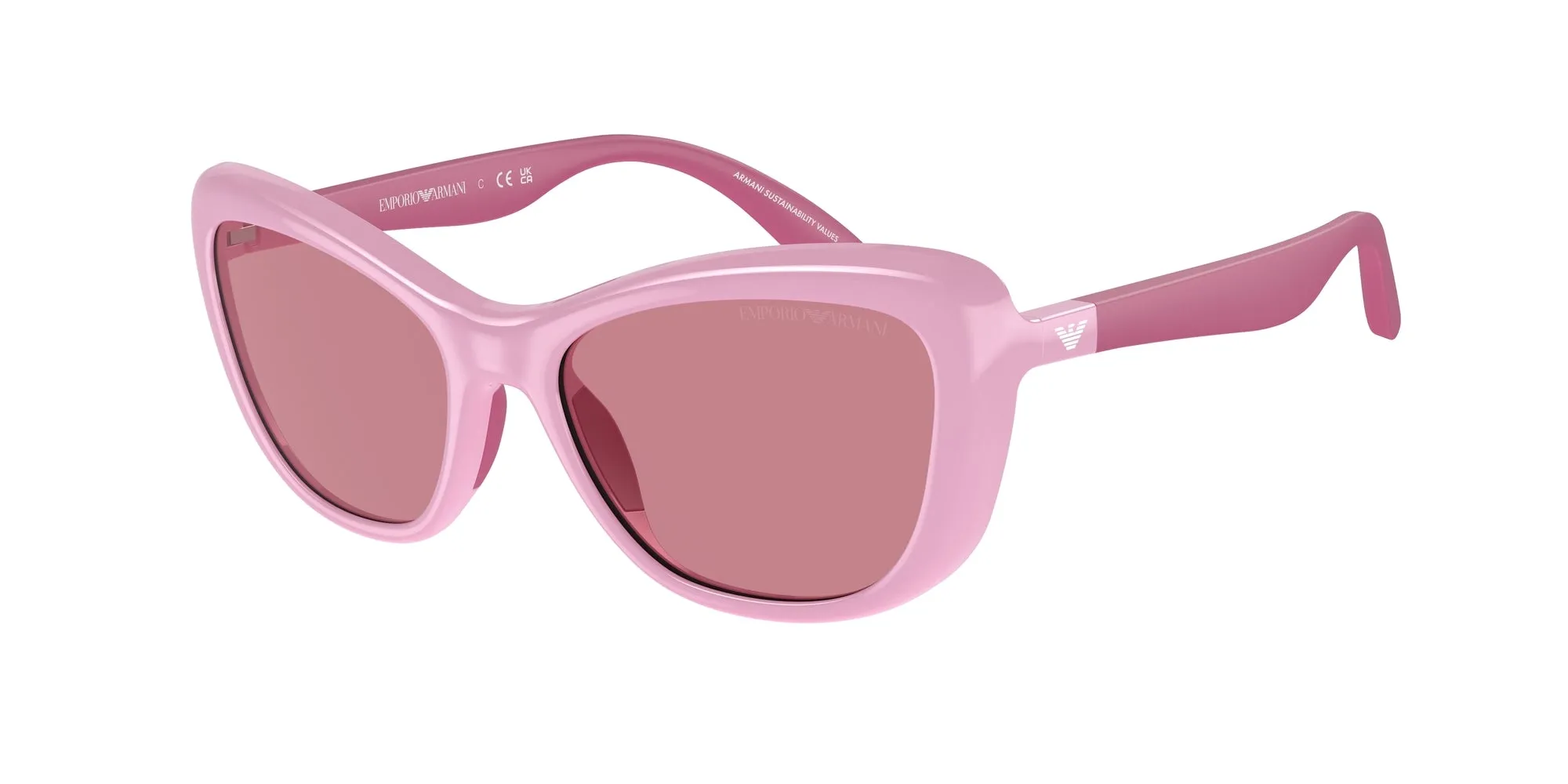 Emporio Armani EK4004 613069 Occhiali da sole Iniettato Rosa Viola Farfalla Normale - immagine 1