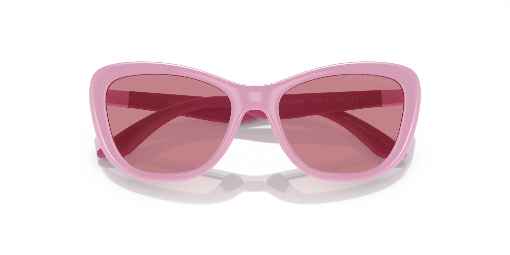 Emporio Armani EK4004 613069 Occhiali da sole Iniettato Rosa Viola Farfalla Normale - immagine 2