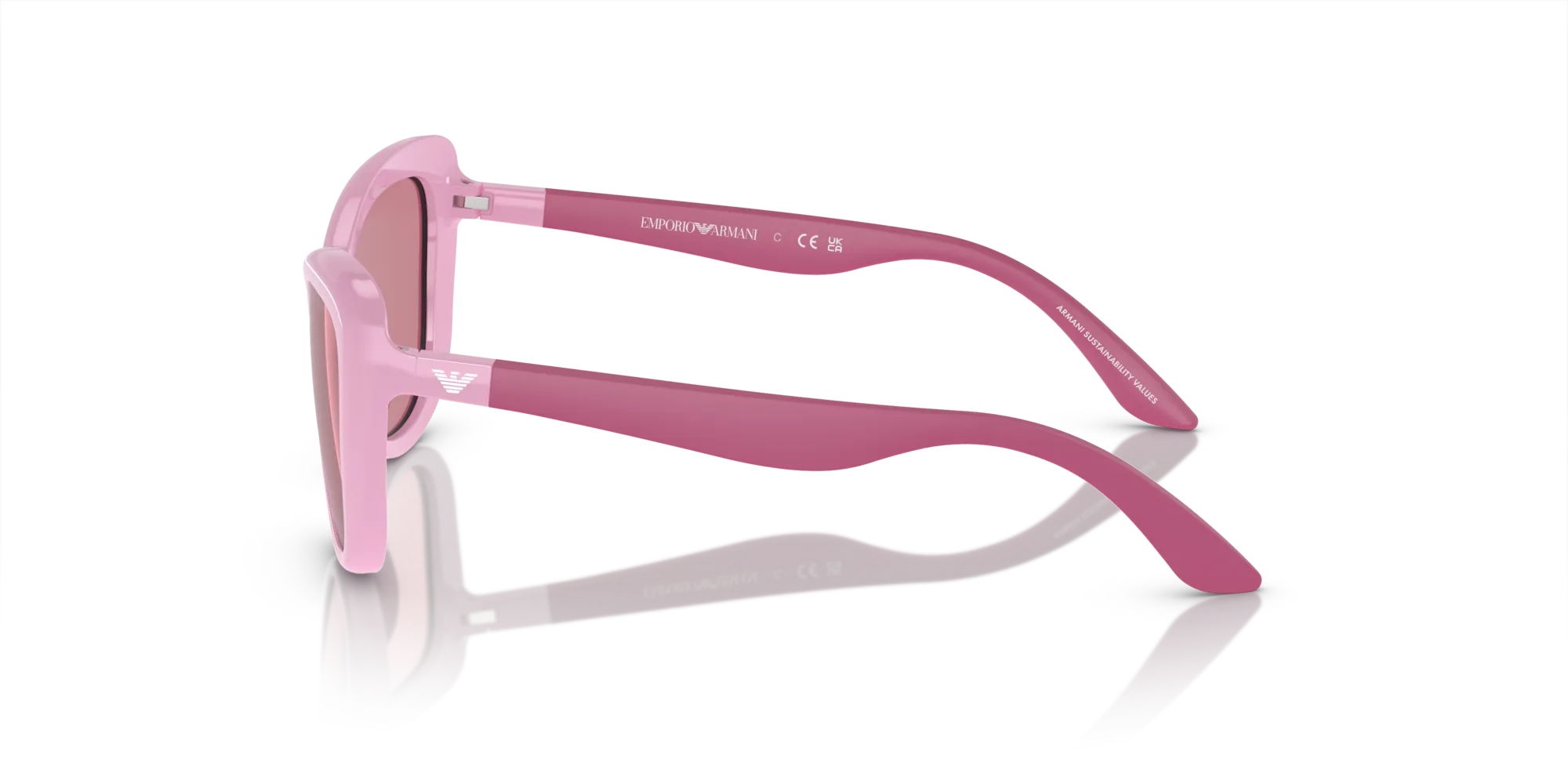 Emporio Armani EK4004 613069 Occhiali da sole Iniettato Rosa Viola Farfalla Normale - immagine 4