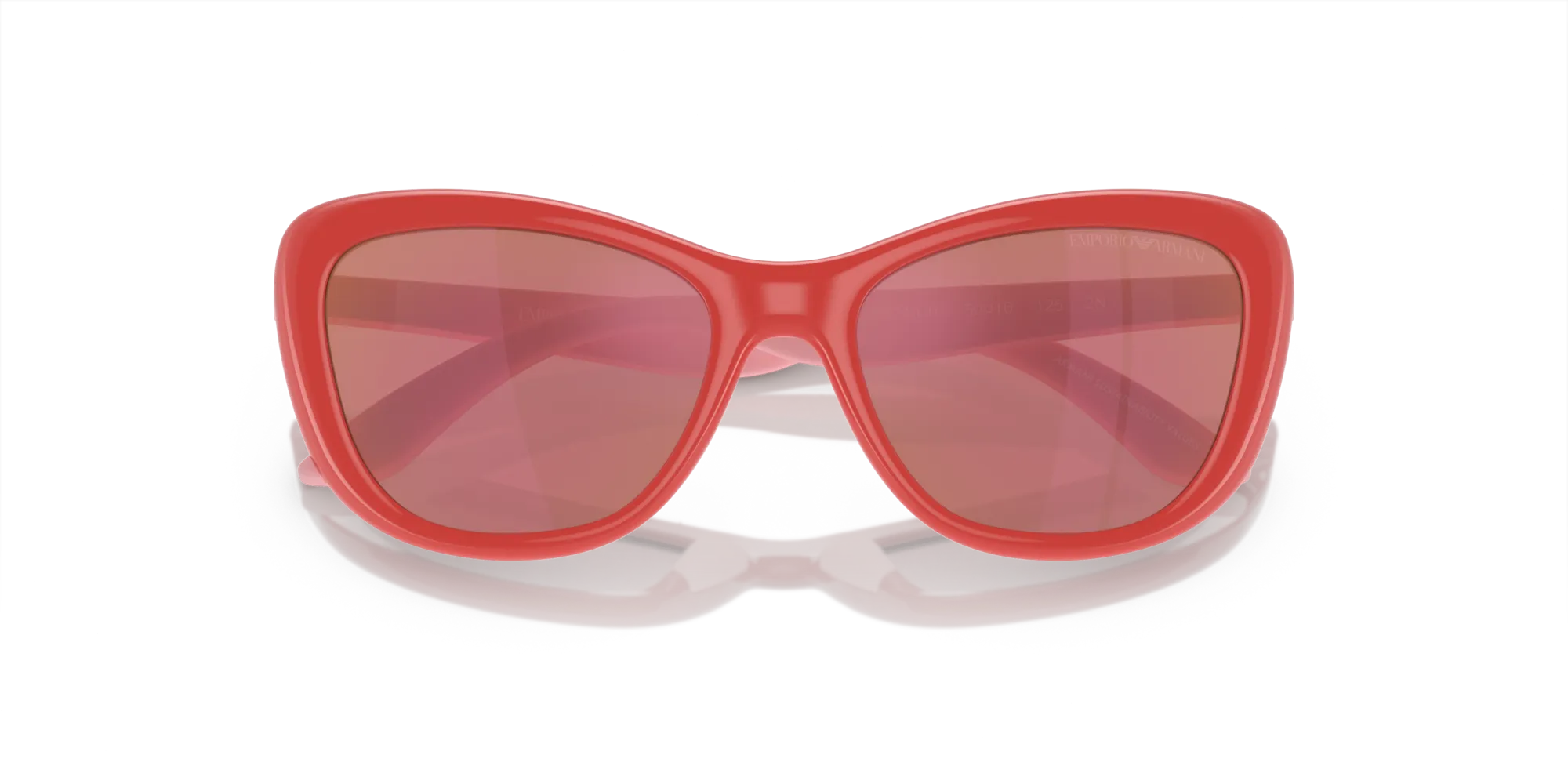 Emporio Armani EK4004 5624D0 Occhiali da sole bambino Iniettato Rosa Viola Farfalla Specchiate Specchiato - immagine 2