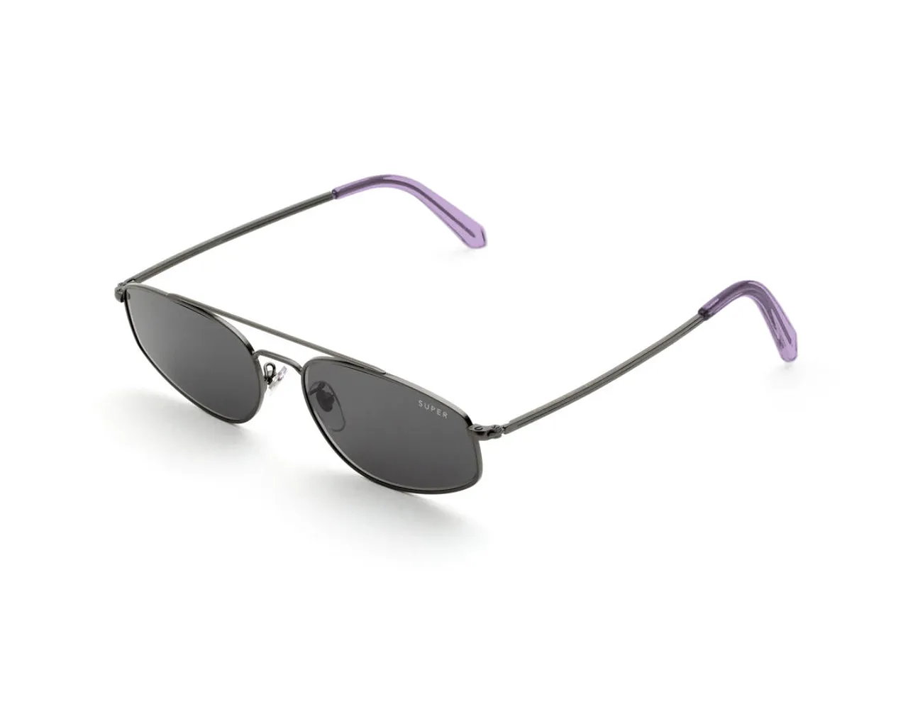 Retrosuperfuture DQK TEMA 2.0 BLACK Occhiali da sole Metallo Grigio Grigio Geometrica Normale - immagine 1