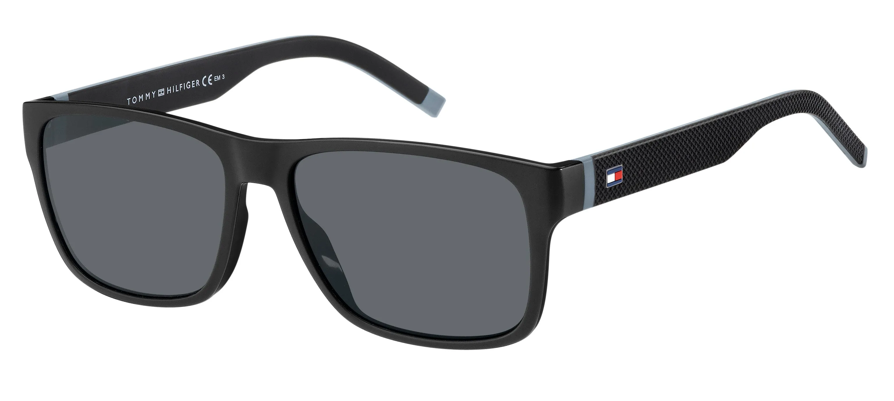 Tommy Hilfiger TH 1718/S 08A/IR Occhiali da sole Plastica Nero Grigio Squadrata - immagine 1