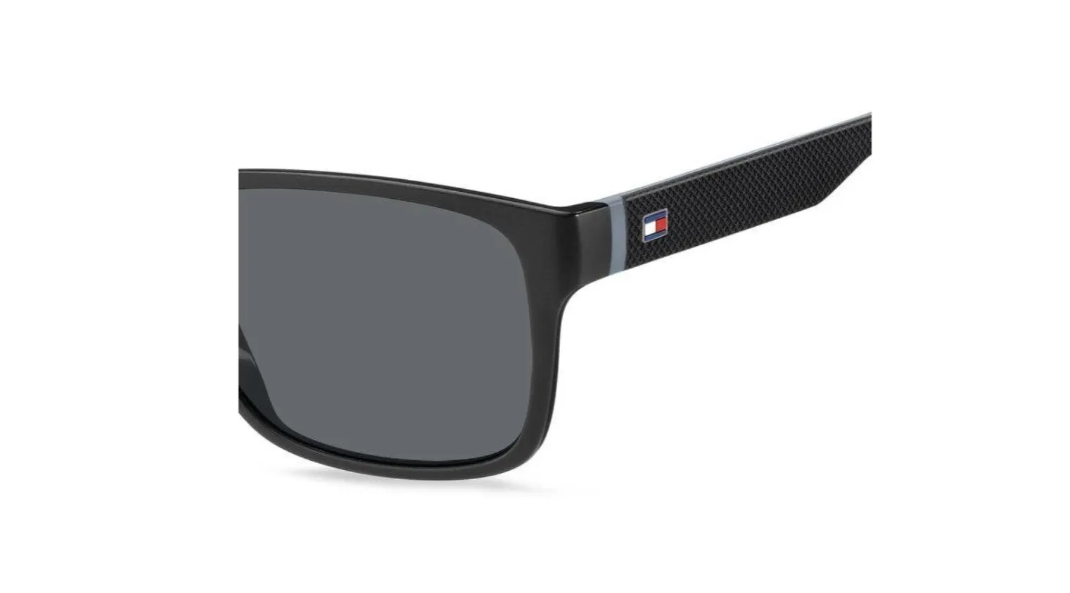 Tommy Hilfiger TH 1718/S 08A/IR Occhiali da sole Plastica Nero Grigio Squadrata - immagine 4