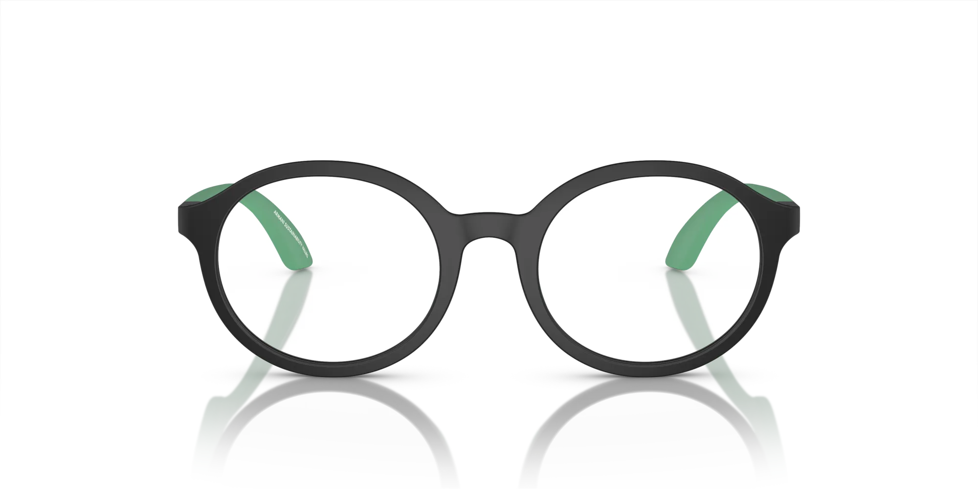 Emporio Armani EK3005 5001 Montature da vista Iniettato Nero Rotonda Normale - immagine 3