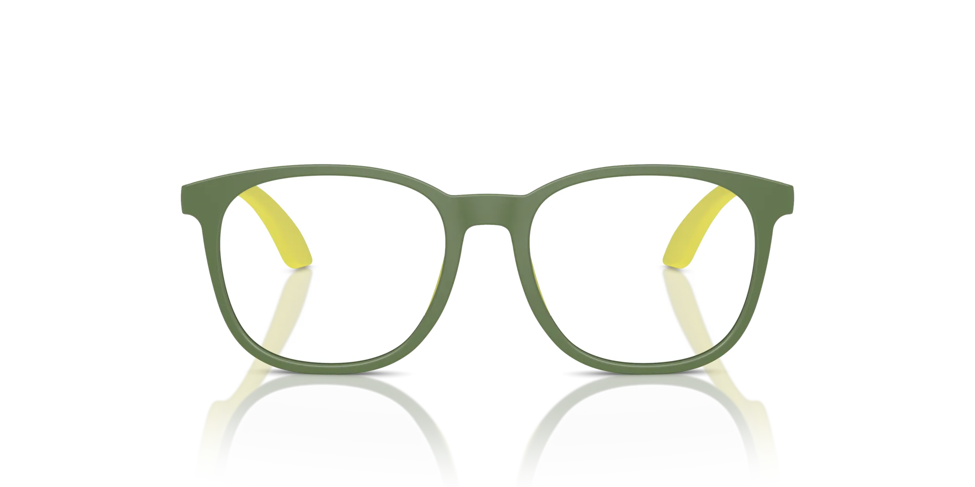 Emporio Armani EK3004 6104 Montature da vista Iniettato Verde Trasparente Pantos Normale - immagine 3