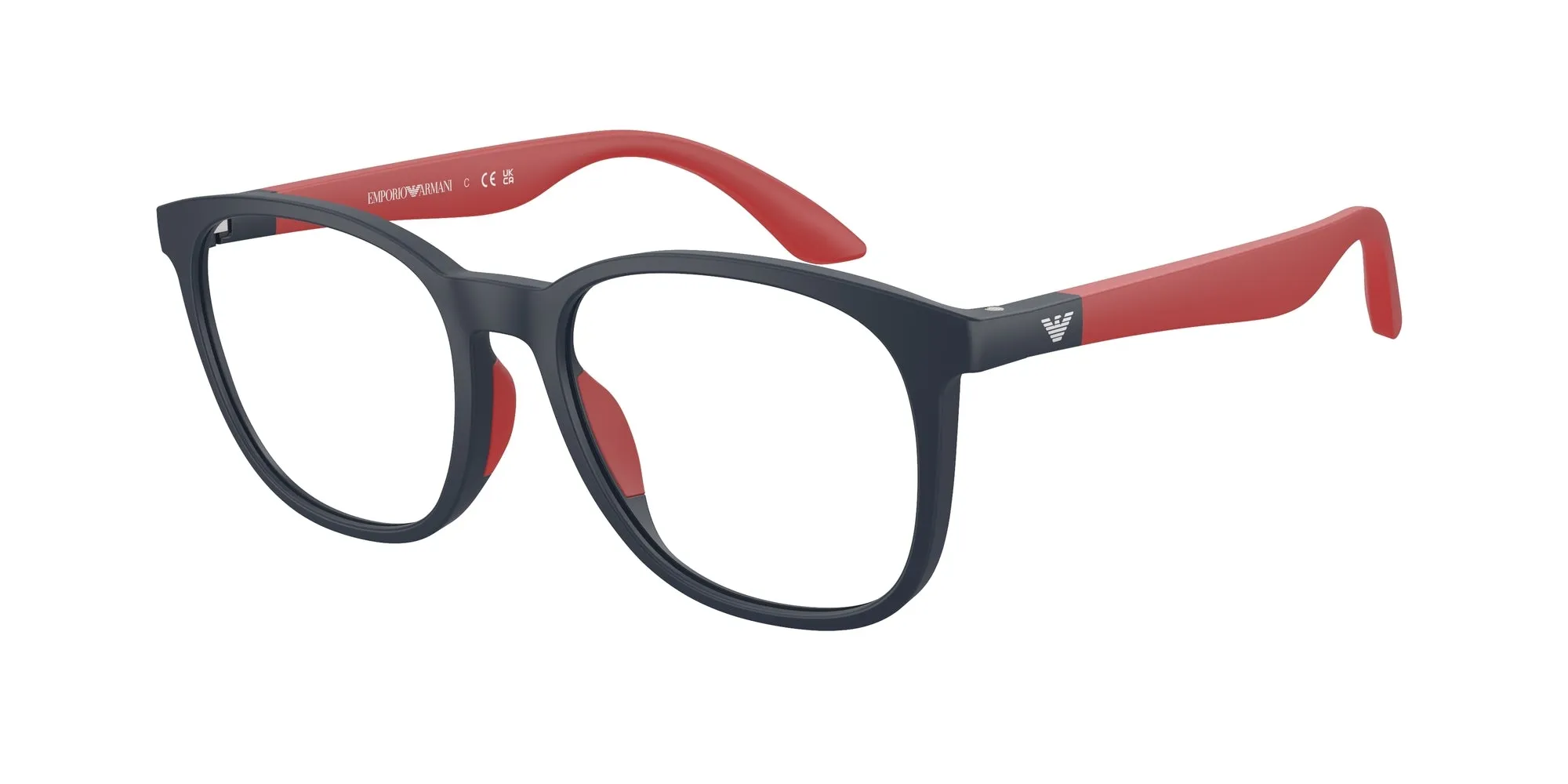 Emporio Armani EK3004 5088 Montature da vista Iniettato Blu Pantos Normale - immagine 1