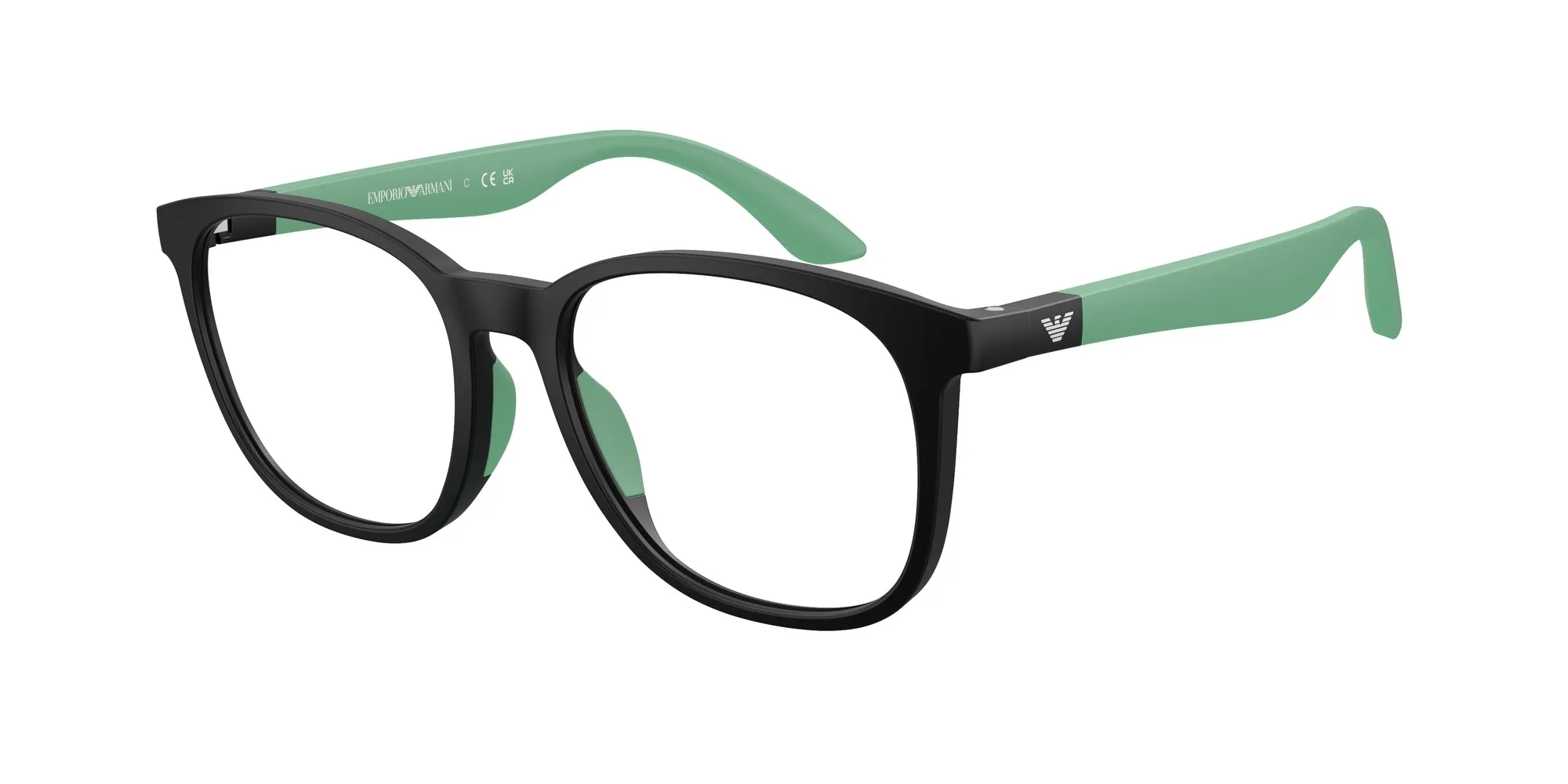 Emporio Armani EK3004 5001 Montature da vista Iniettato Nero Pantos Normale - immagine 1