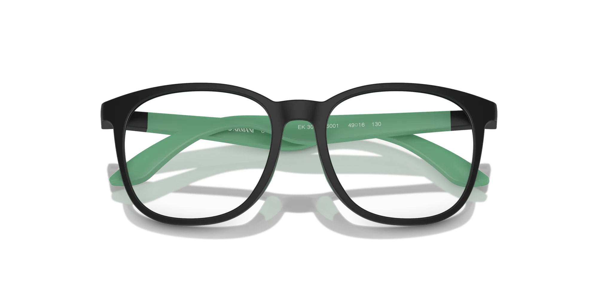 Emporio Armani EK3004 5001 Montature da vista Iniettato Nero Pantos Normale - immagine 2