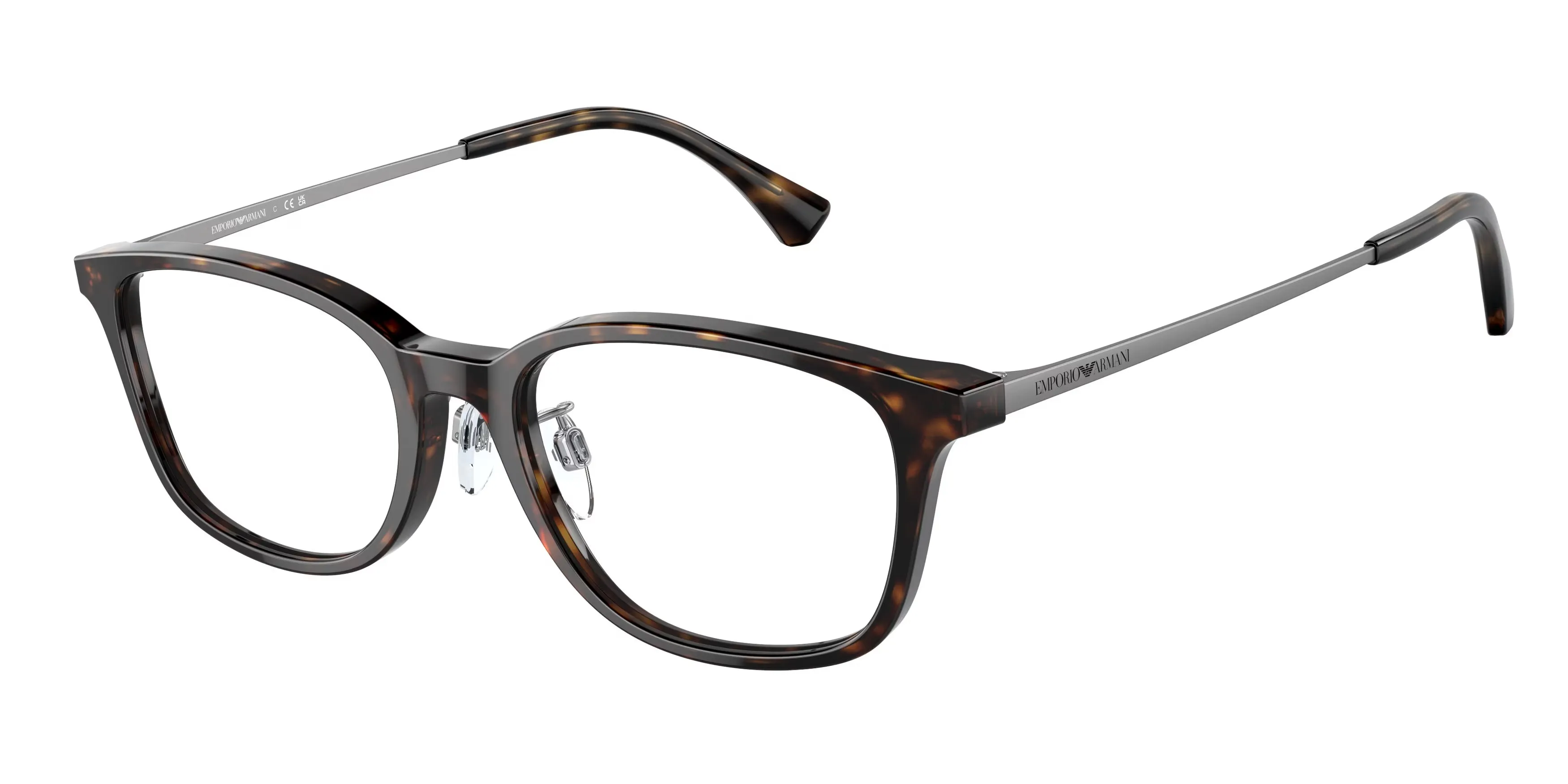 Emporio Armani EA3217D 5026 Montature da vista Acetato Tartaruga Pillow Normale - immagine 1