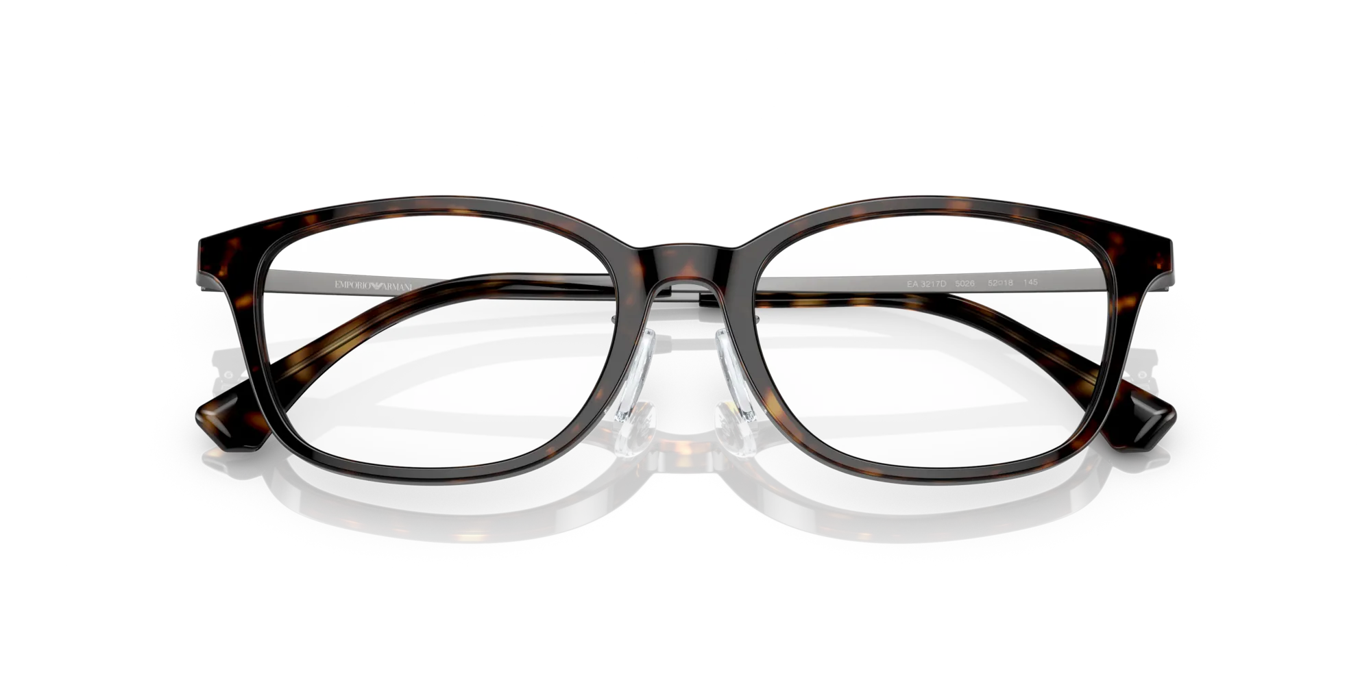 Emporio Armani EA3217D 5026 Montature da vista Acetato Tartaruga Pillow Normale - immagine 2