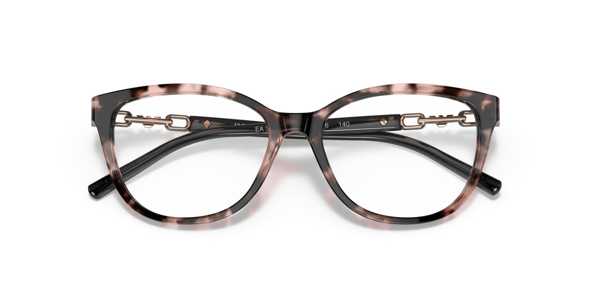 Emporio Armani EA3190 5410 Montature da vista Acetato Tartaruga Pillow Normale - immagine 2
