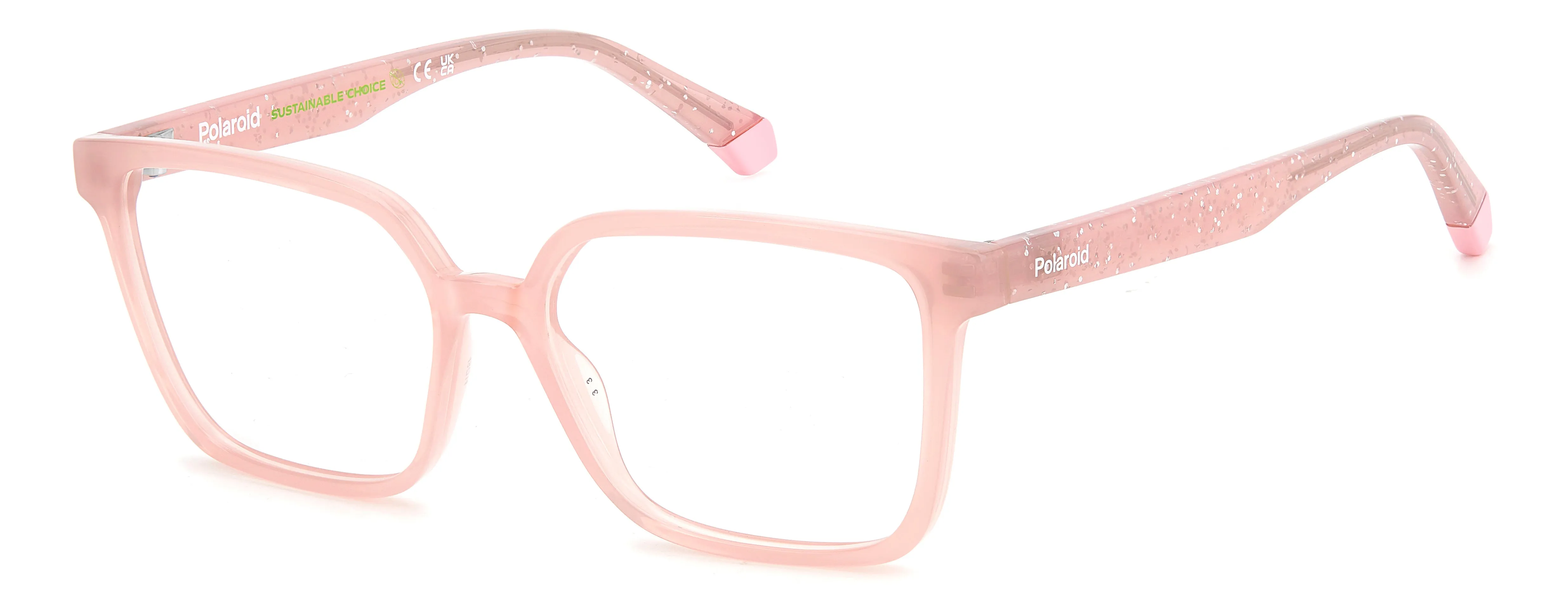 Polaroid PLD D836 35J Montature da vista bambino Bio Poliammide Rosa Squadrata - immagine 1