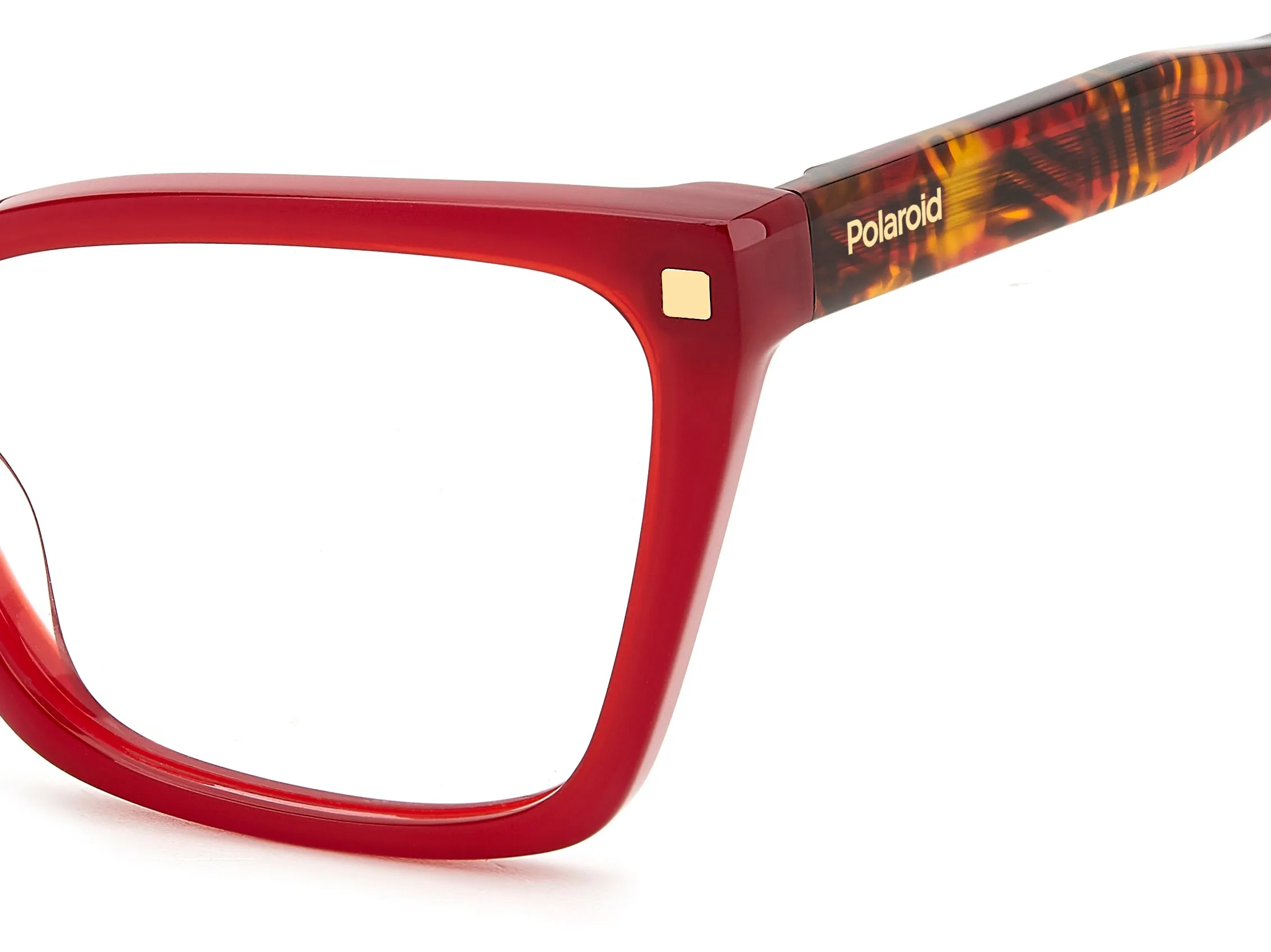 Polaroid PLD D520 LHF Montature da vista Bio-acetato Bordeaux Squadrata - immagine 4