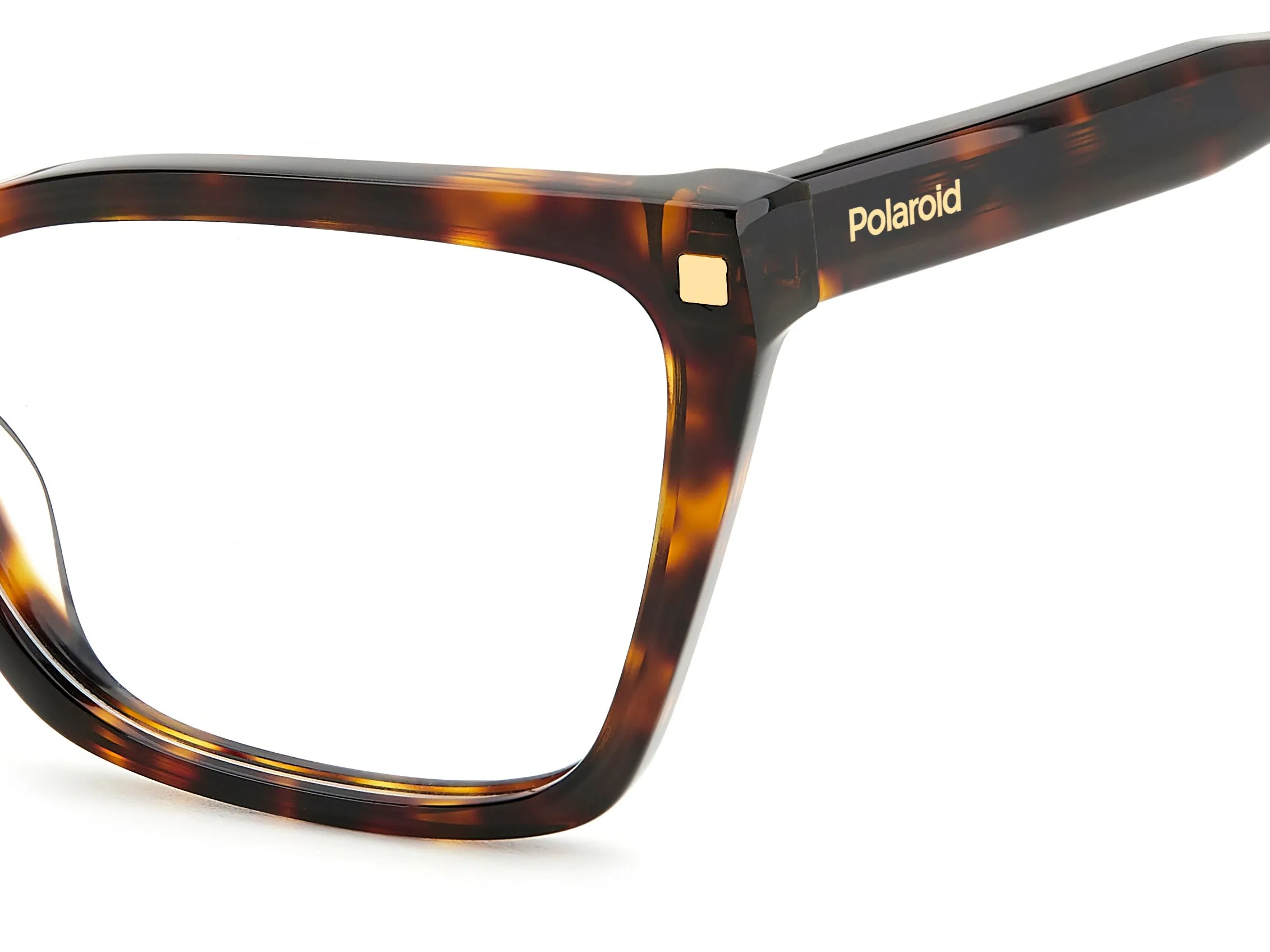 Polaroid PLD D520 086 Montature da vista Bio-acetato Havana Squadrata - immagine 4