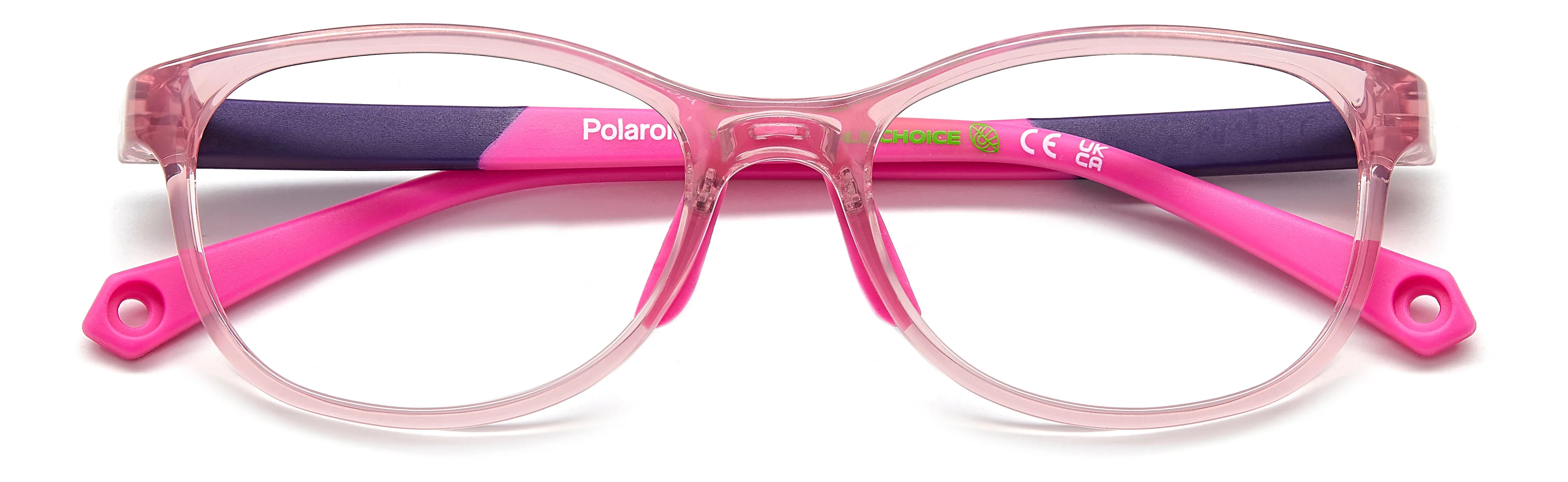 Polaroid PLD D834 35J Montature da vista bambino Plastica Rosa Squadrata - immagine 3