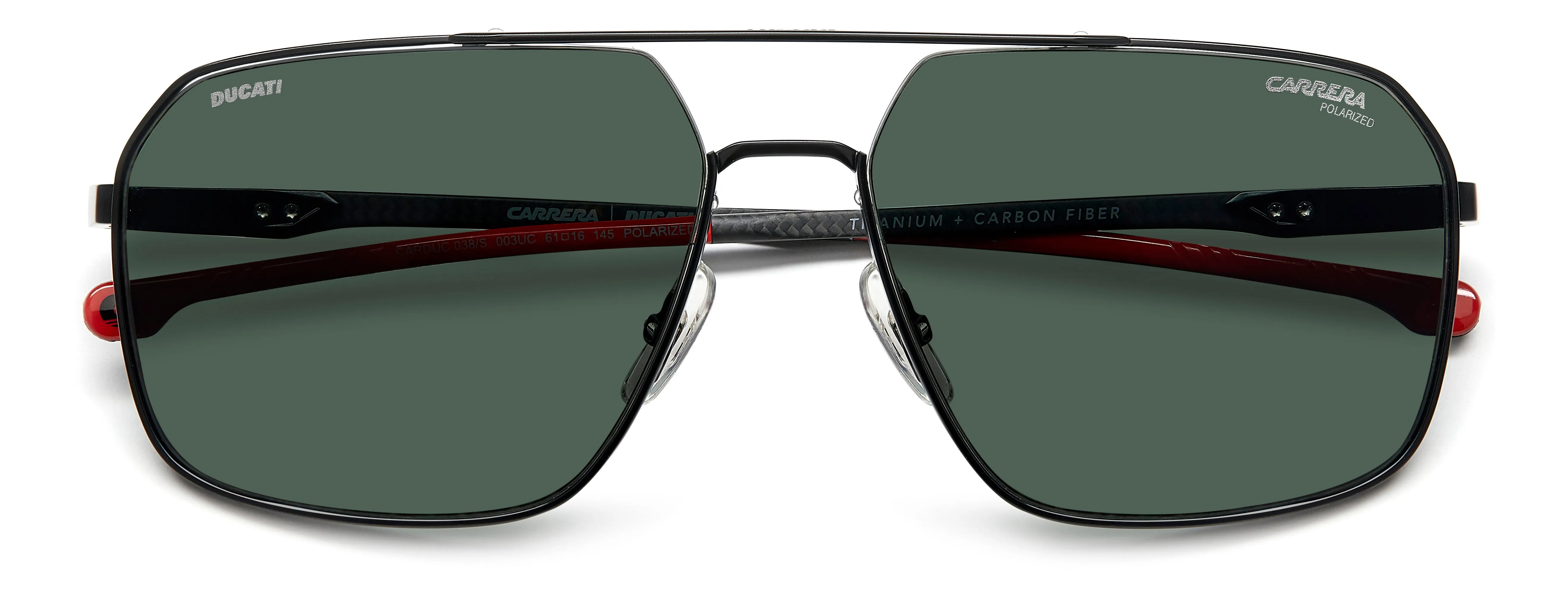 Carrera Ducati CARDUC 038/S 003/UC Occhiali da sole Titanio Nero-opaco Multicolore Pilot Polarizzata - immagine 3