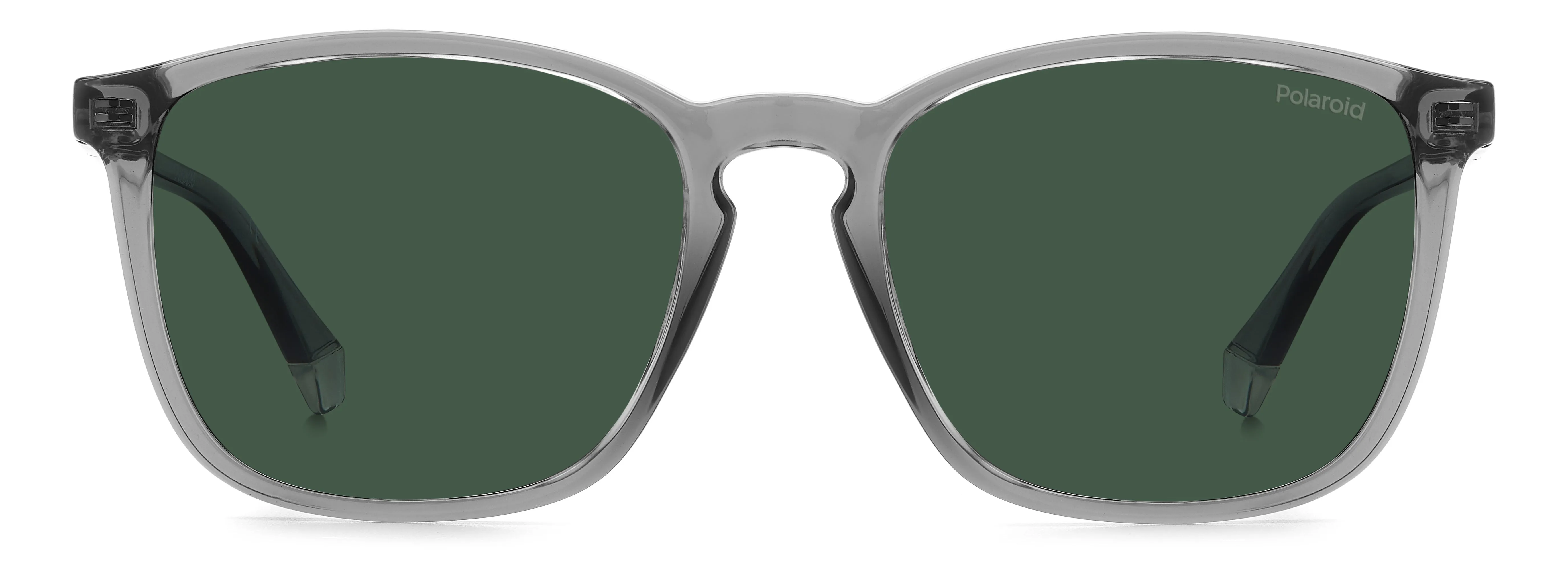 Polaroid PLD 4139/S KB7/UC Occhiali da sole Plastica Grigio Verde Squadrata Polarizzata - immagine 2