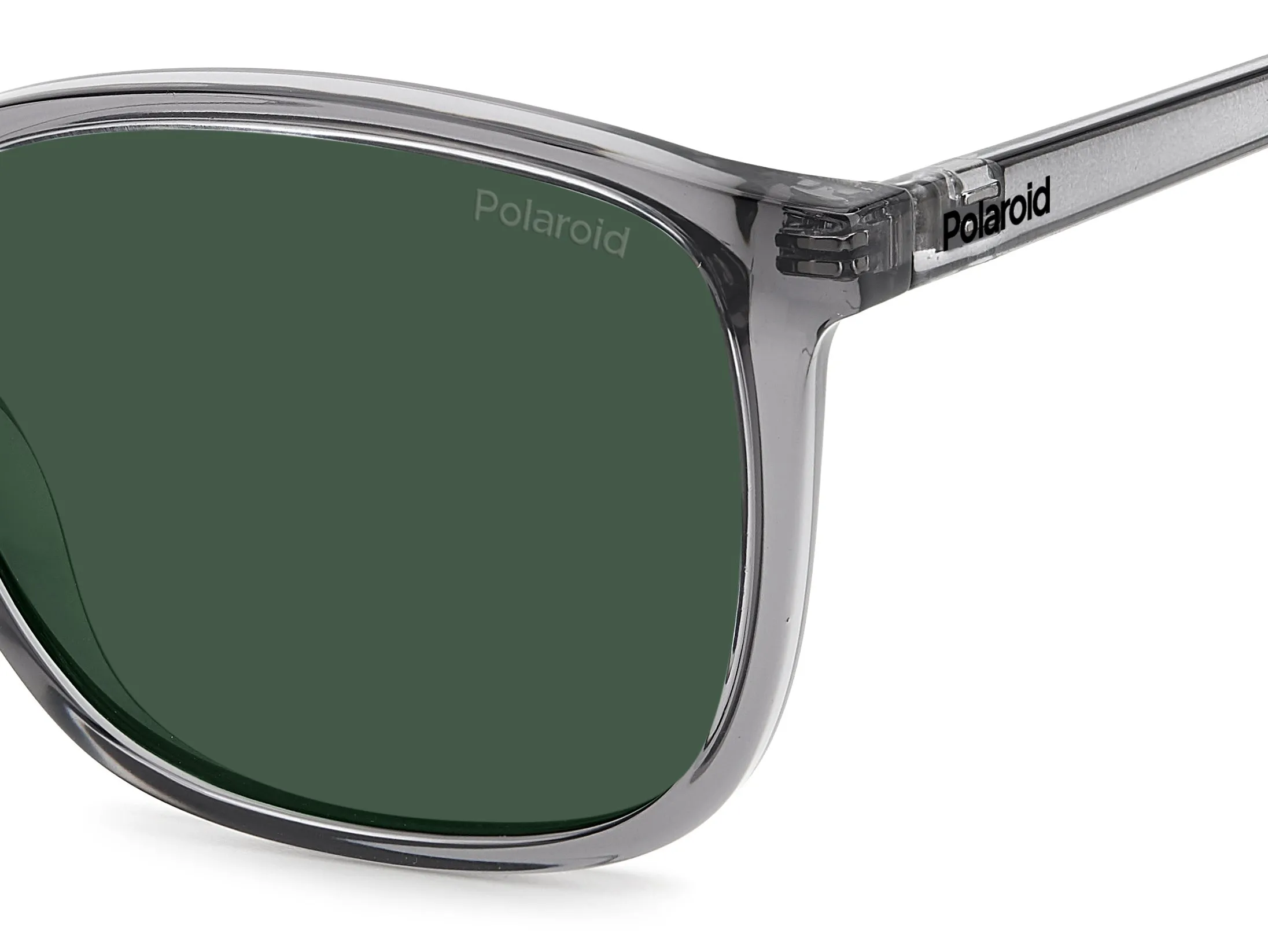 Polaroid PLD 4139/S KB7/UC Occhiali da sole Plastica Grigio Verde Squadrata Polarizzata - immagine 4
