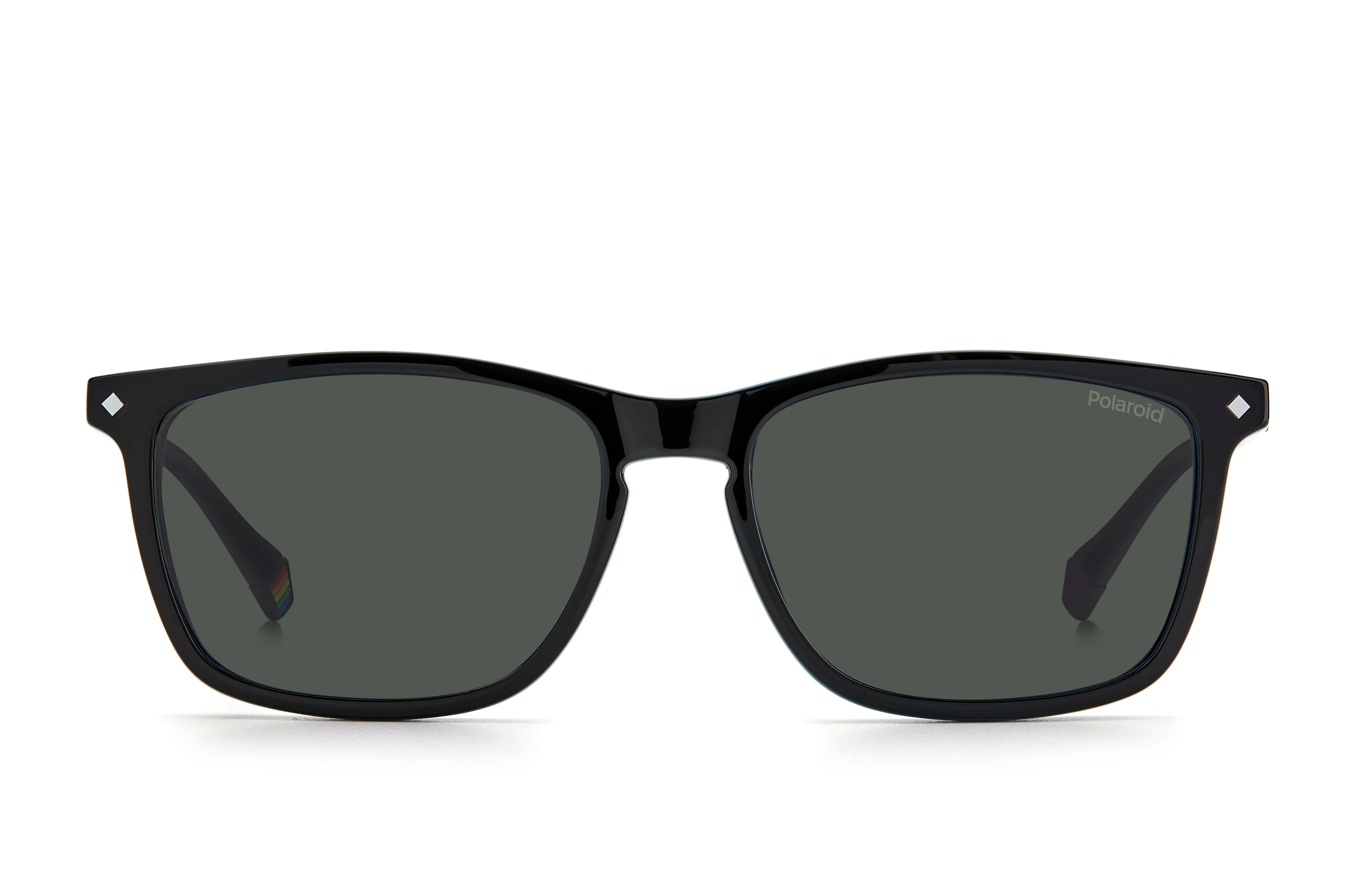 Polaroid PLD 6139/CS 807/M9 Occhiali da sole Plastica Nero Grigio Squadrata Polarizzata - immagine 2