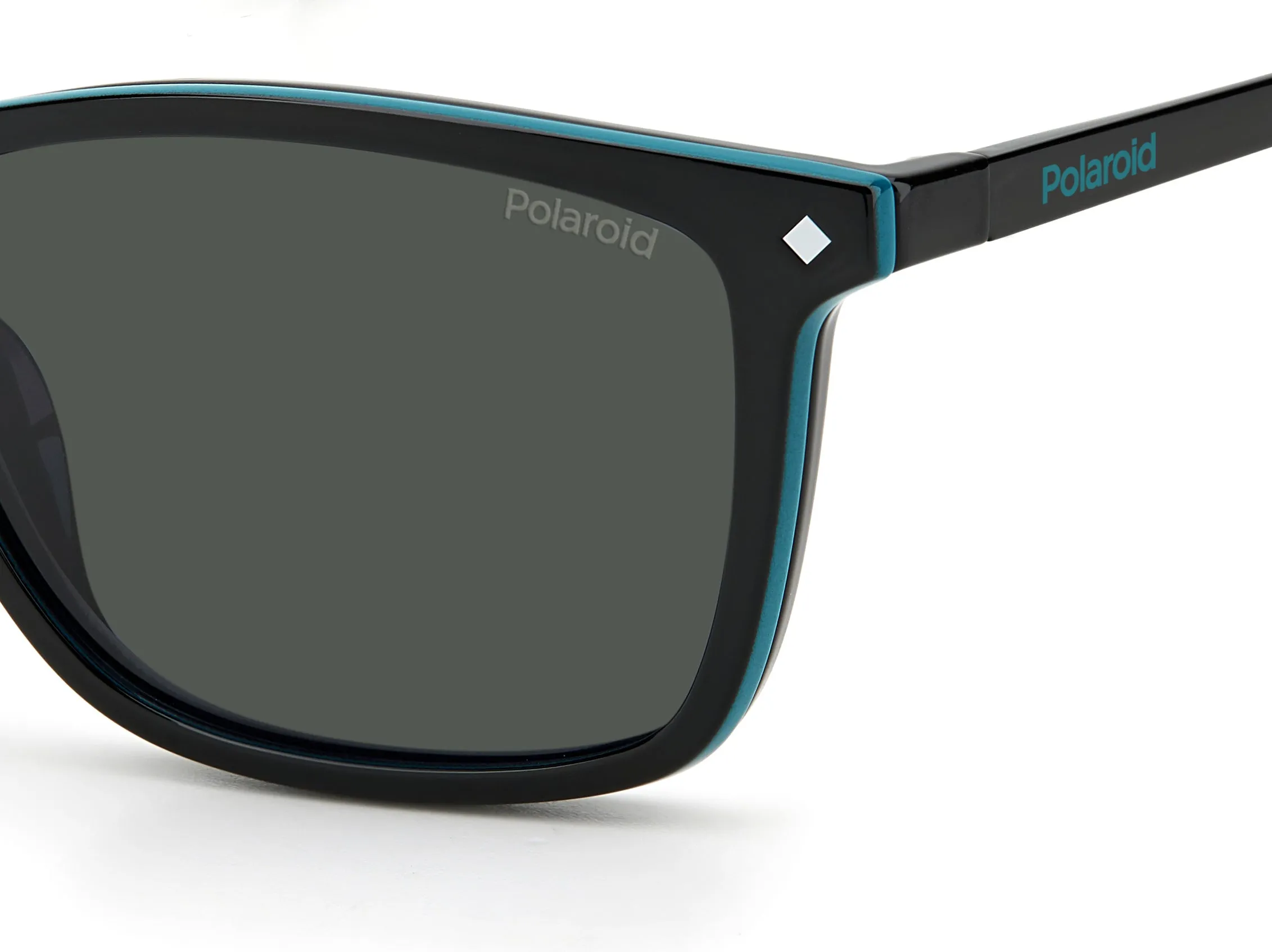 Polaroid PLD 6139/CS 807/M9 Occhiali da sole Plastica Nero Grigio Squadrata Polarizzata - immagine 4