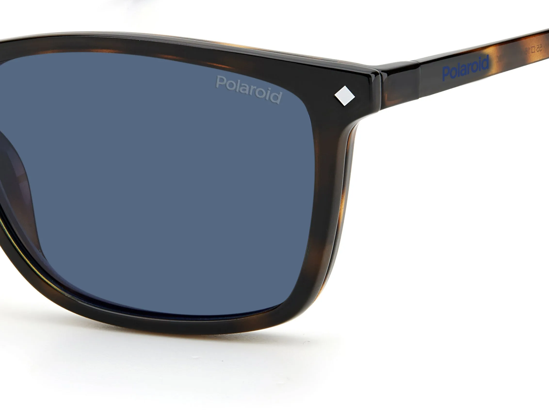 Polaroid PLD 6139/CS 086/C3 Occhiali da sole Plastica Havana scuro Grigio Squadrata Polarizzata - immagine 4