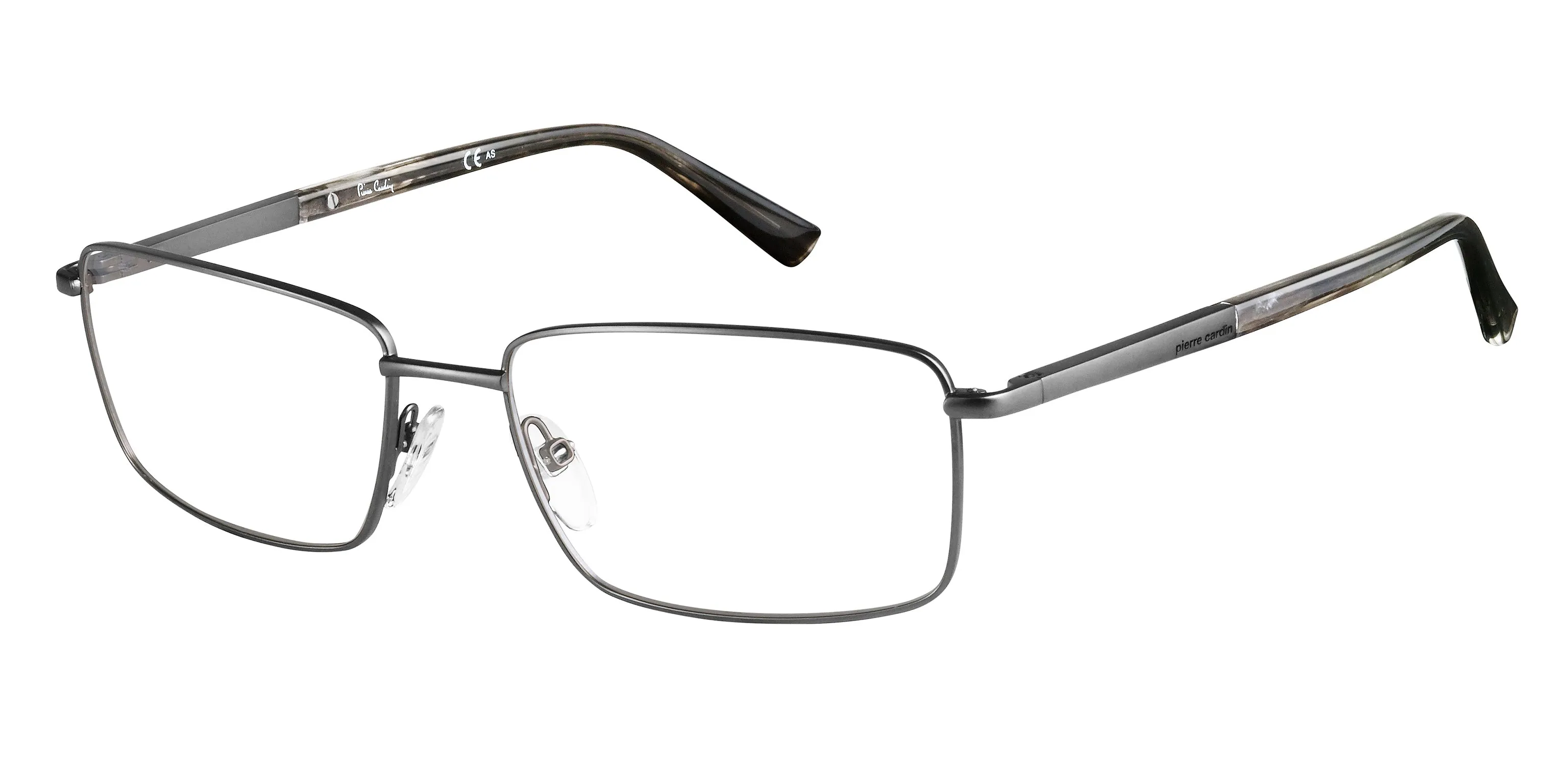 Pierre Cardin P.C. 6817 KKM Montature da vista Acciaio Canna di fucile Squadrata - immagine 1