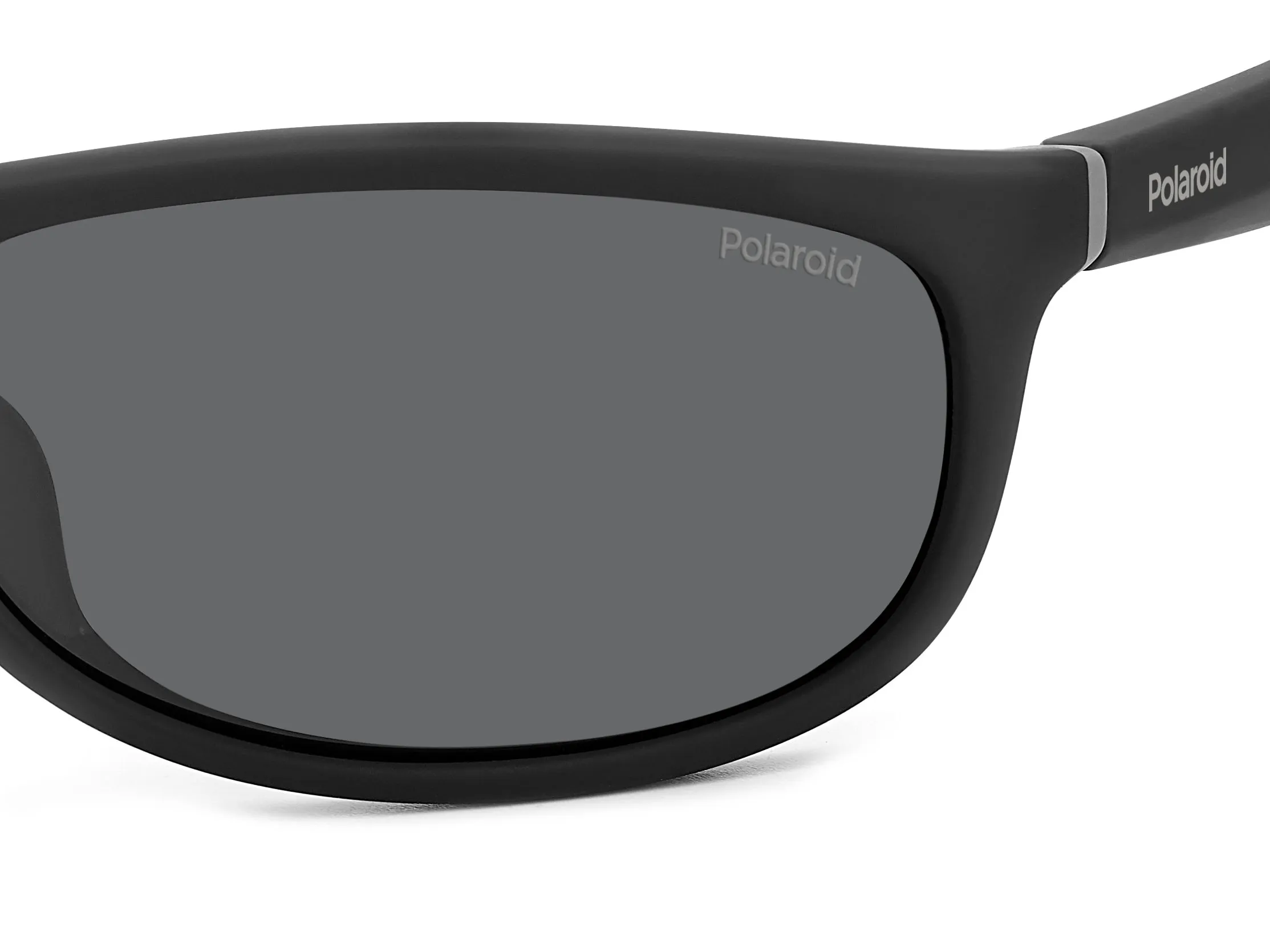 Polaroid PLD 2154/S O6W/M9 Occhiali da sole Gomma Nero Grigio Avvolgente Polarizzata - immagine 3