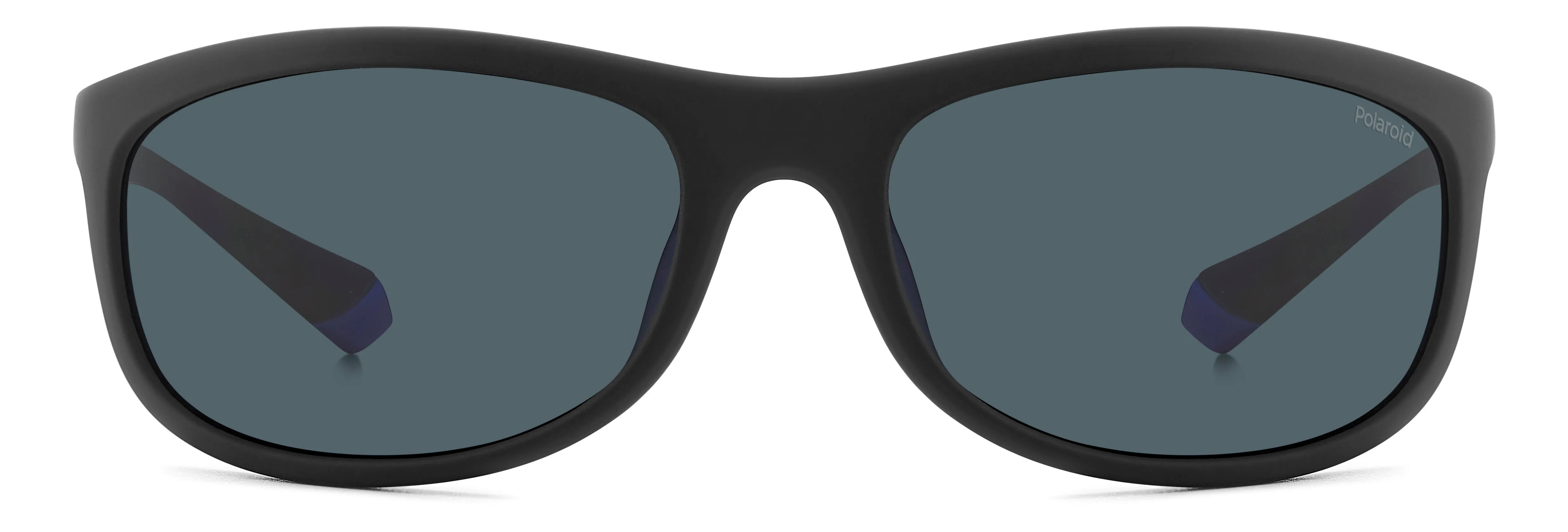 Polaroid PLD 2154/S 0VK/C3 Occhiali da sole Gomma Nero Grigio Avvolgente Polarizzata - immagine 2