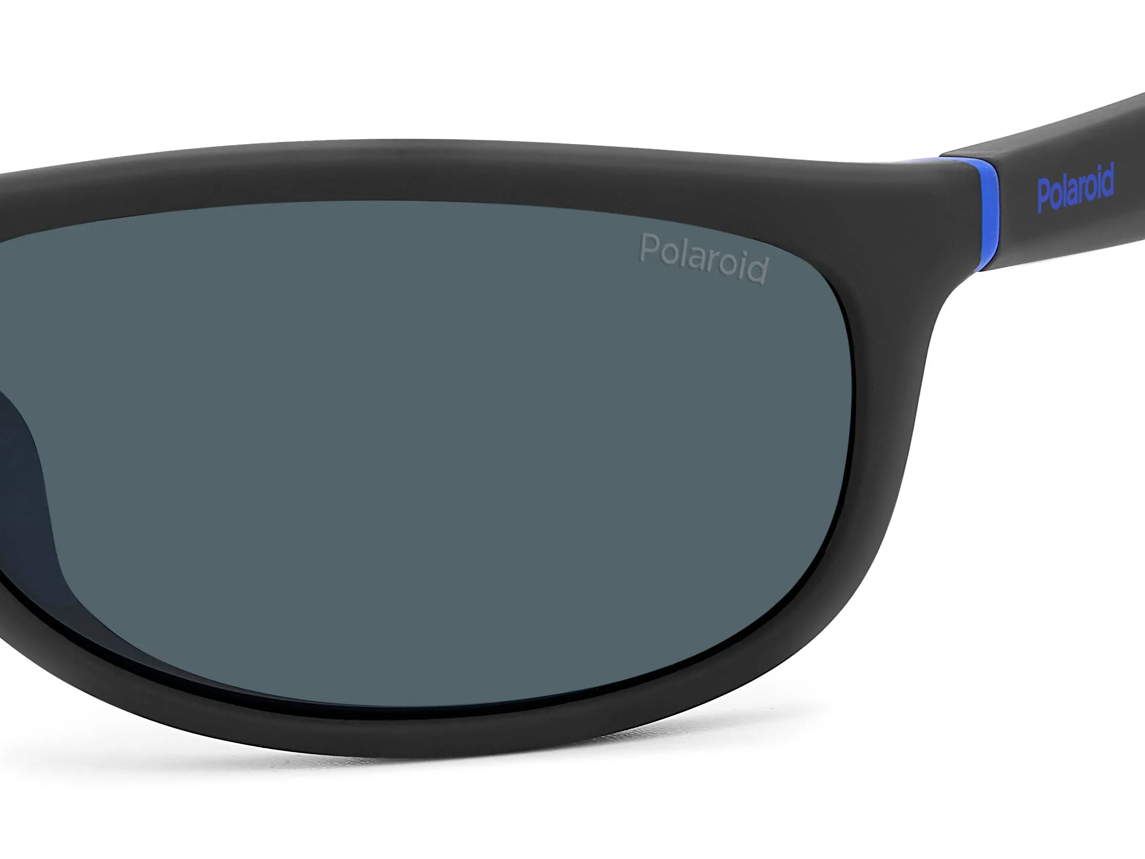 Polaroid PLD 2154/S 0VK/C3 Occhiali da sole Gomma Nero Grigio Avvolgente Polarizzata - immagine 4