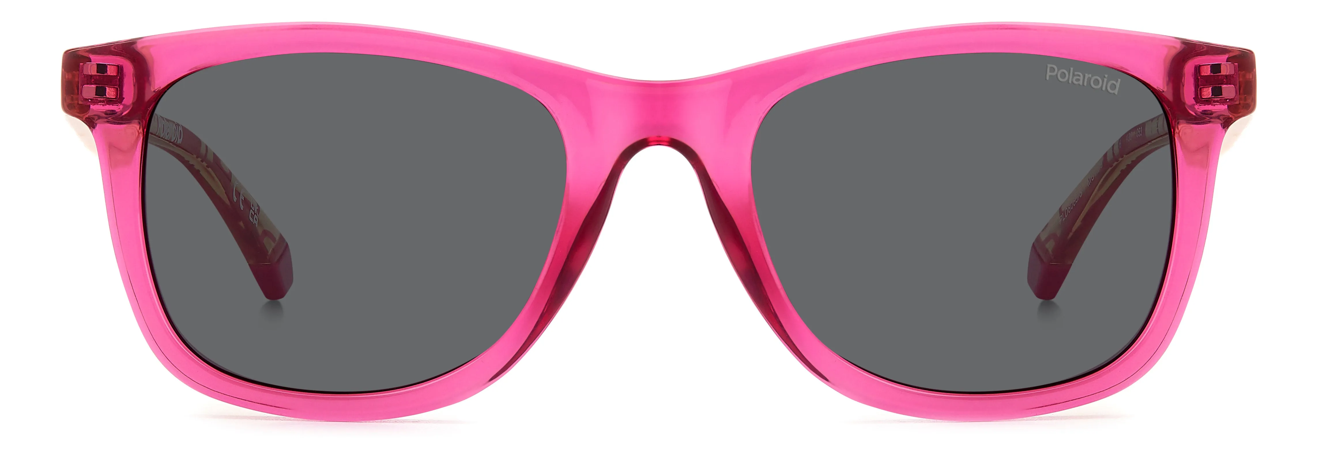 Polaroid PLD 8060/S MU1/M9 Occhiali da sole bambino Plastica Fucsia Grigio Squadrata Polarizzata - immagine 2