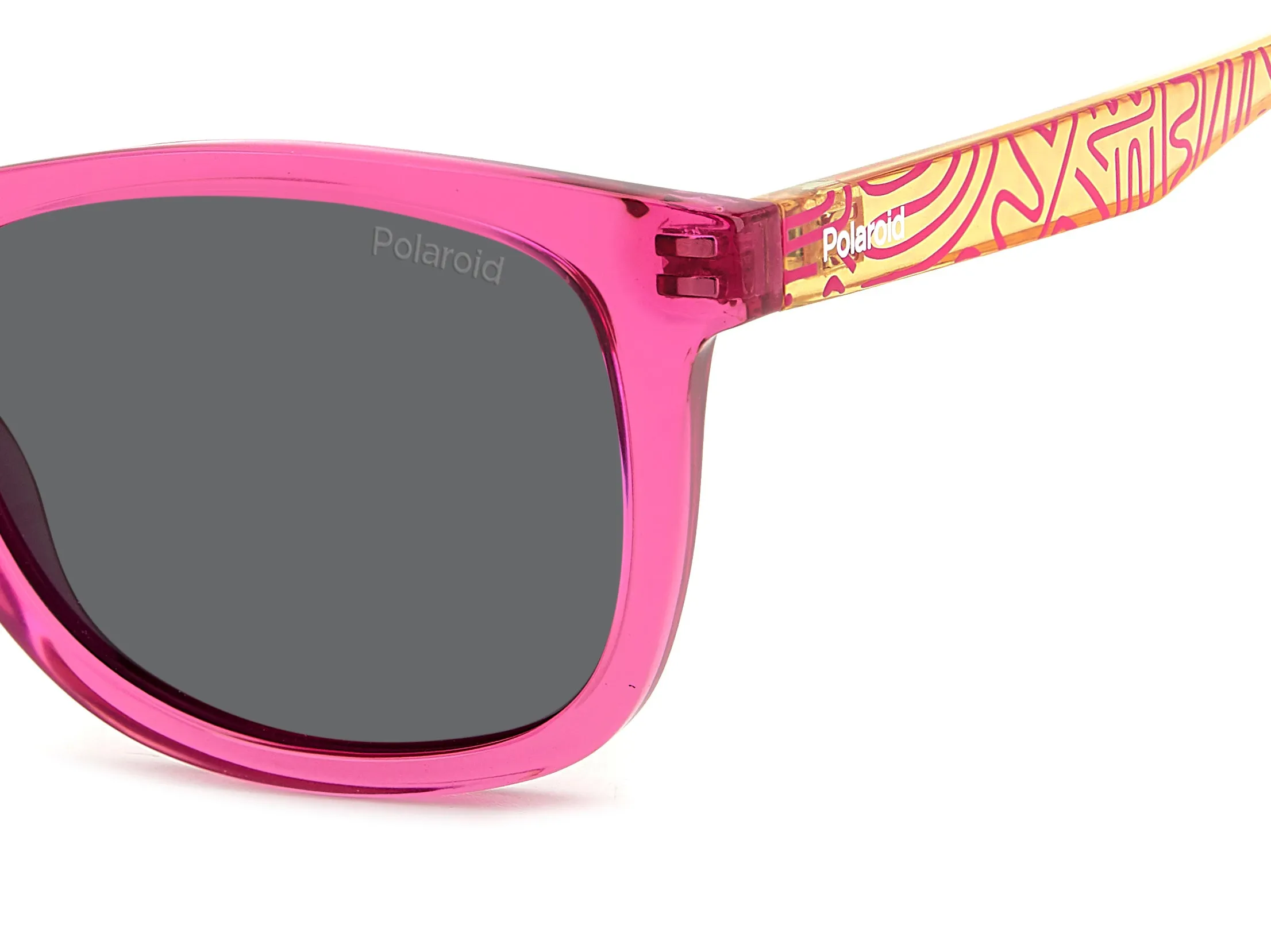 Polaroid PLD 8060/S MU1/M9 Occhiali da sole bambino Plastica Fucsia Grigio Squadrata Polarizzata - immagine 4