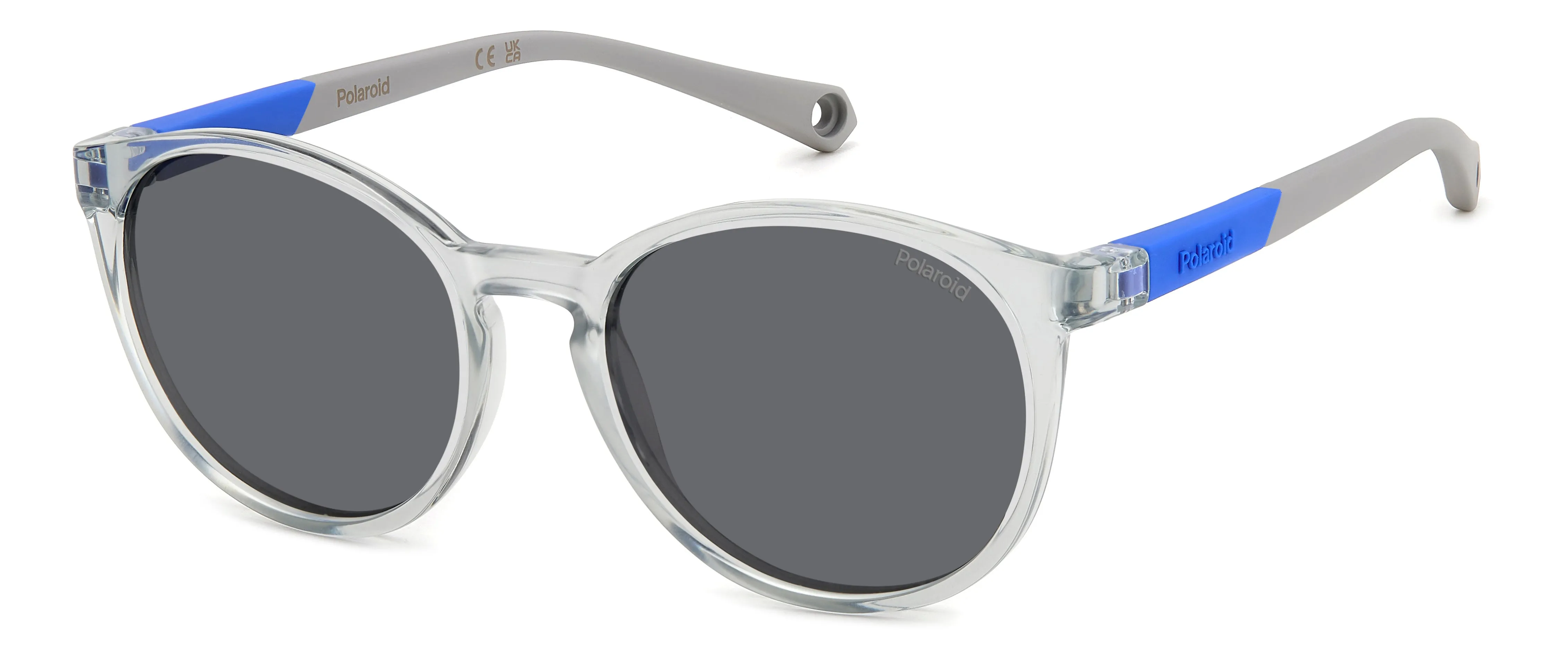 Polaroid PLD 8059/S KB7/M9 Occhiali da sole bambino Plastica Grigio Grigio Pantos Polarizzata - immagine 1