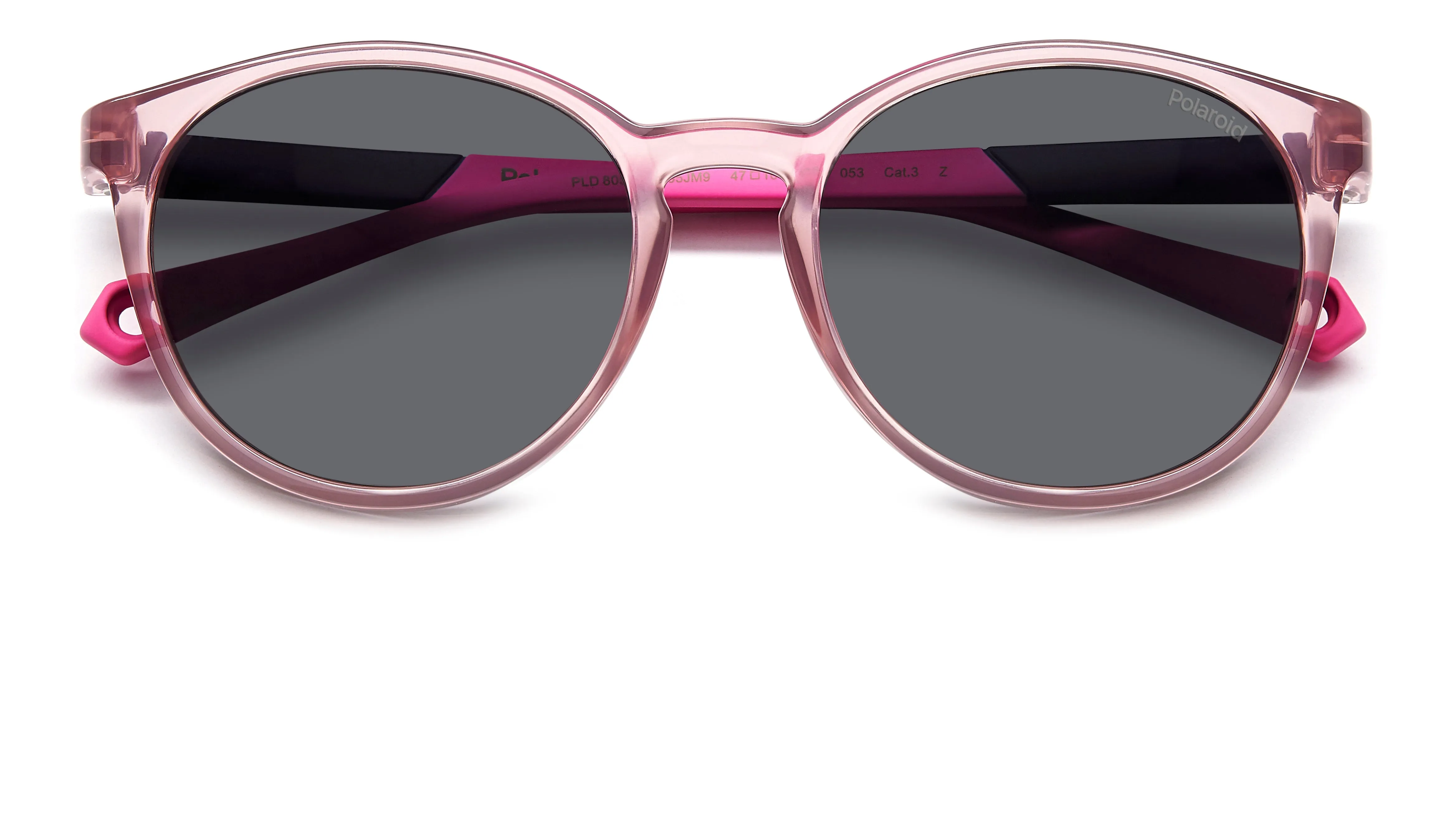 Polaroid PLD 8059/S 35J/M9 Occhiali da sole bambino Plastica Rosa Grigio Pantos Polarizzata - immagine 3