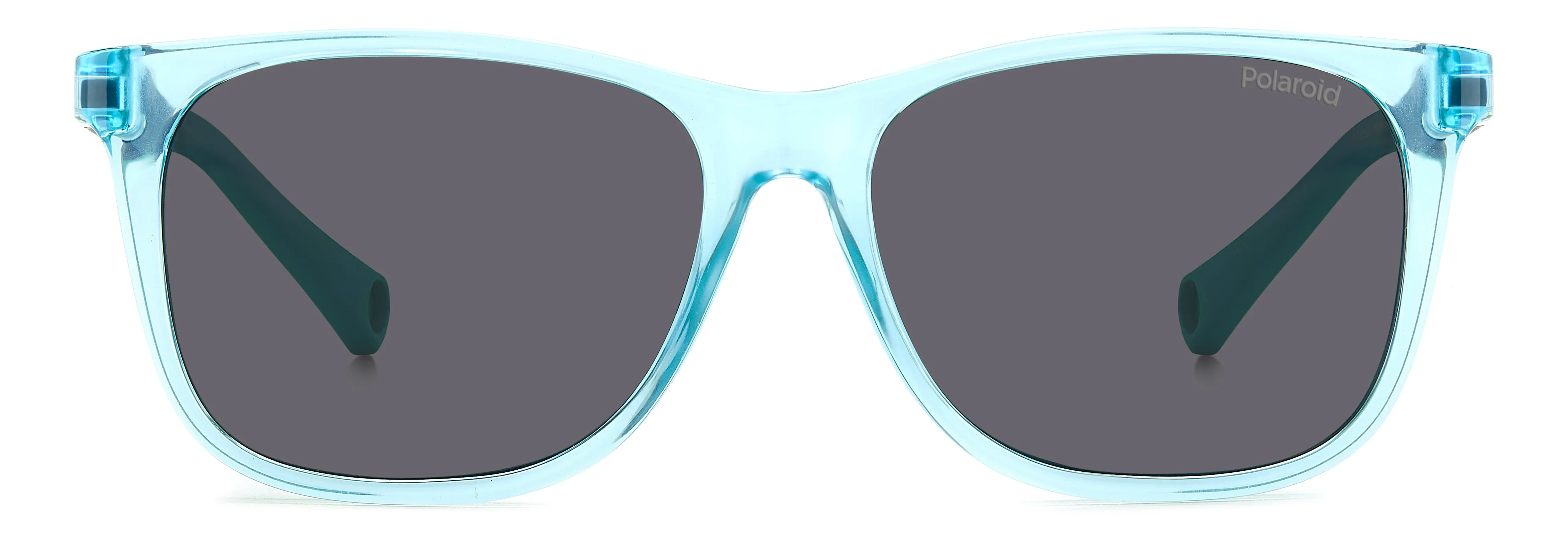 Polaroid PLD 8058/S MVU/M9 Occhiali da sole bambino Plastica Azzurro Grigio Squadrata Polarizzata - immagine 2