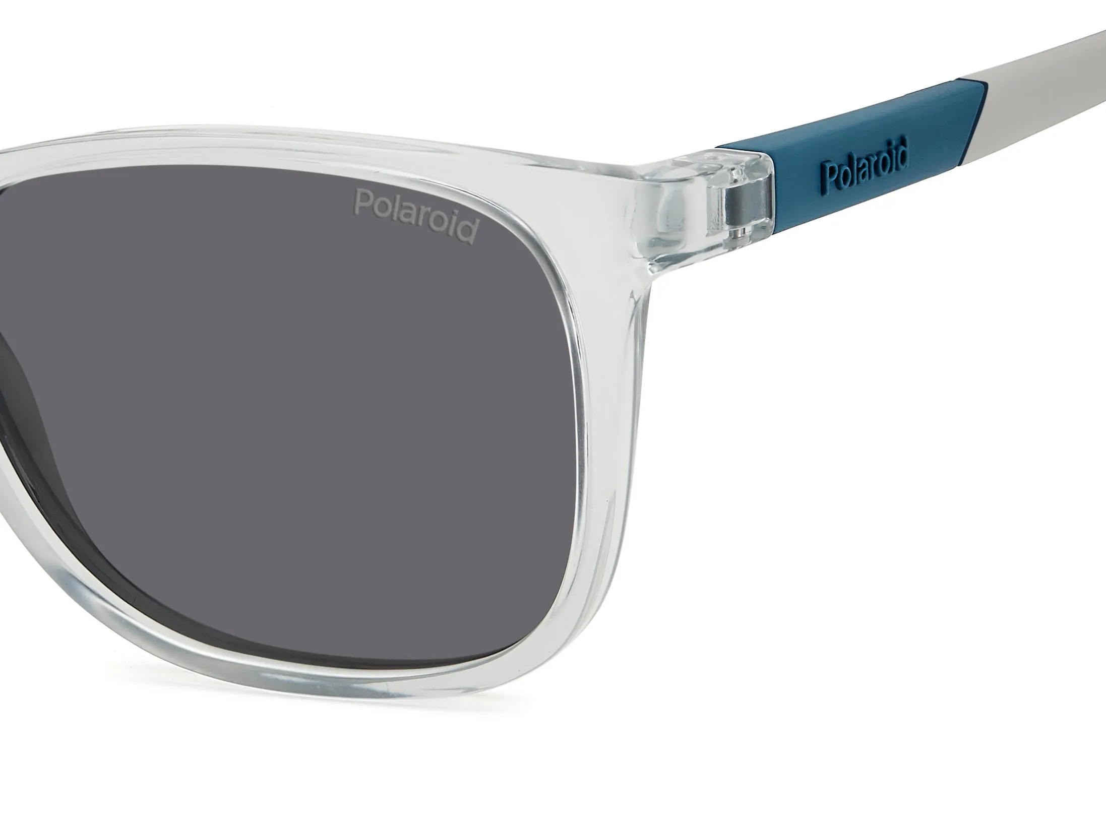 Polaroid PLD 8058/S KB7/M9 Occhiali da sole bambino Plastica Grigio Grigio Squadrata Polarizzata - immagine 4