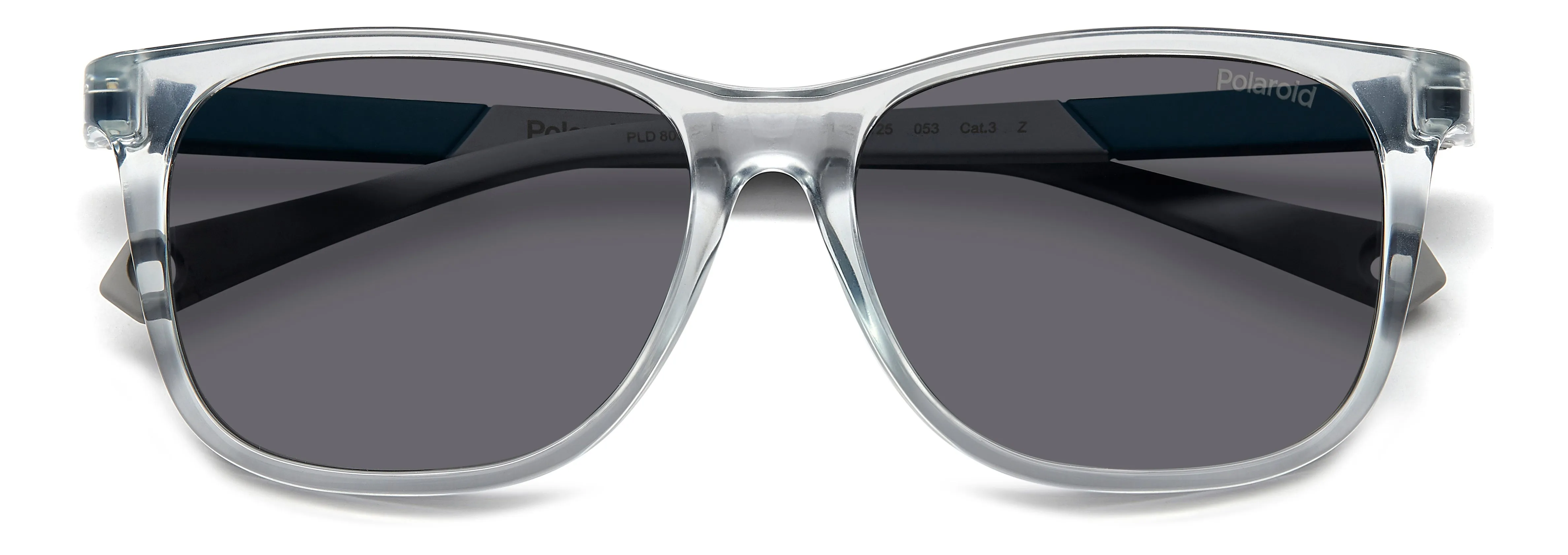 Polaroid PLD 8058/S KB7/M9 Occhiali da sole bambino Plastica Grigio Grigio Squadrata Polarizzata - immagine 3