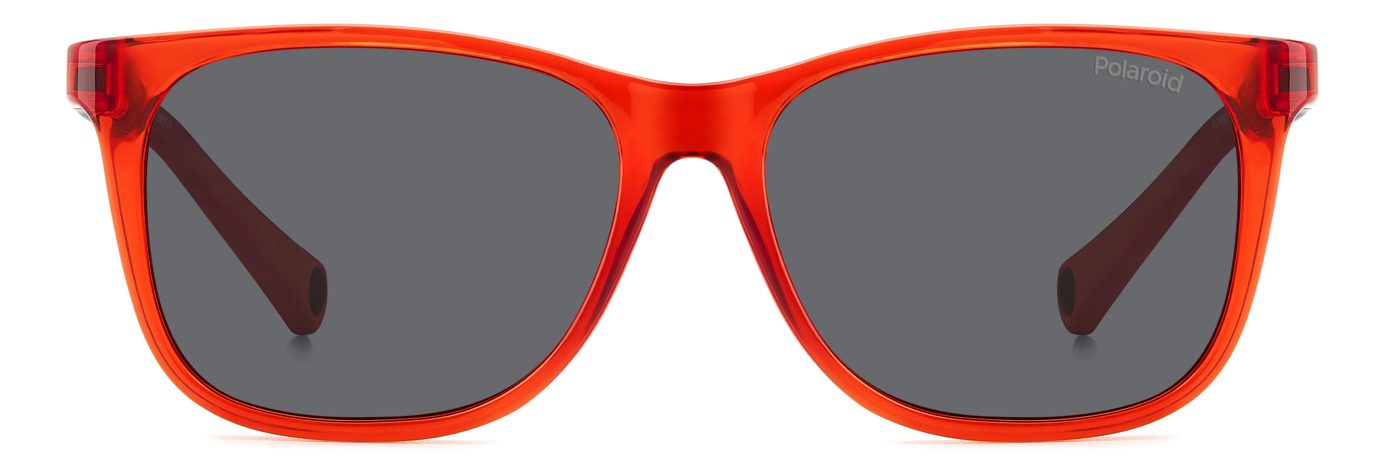 Polaroid PLD 8058/S C9A/M9 Occhiali da sole bambino Plastica Rosso Grigio Squadrata Polarizzata - immagine 2
