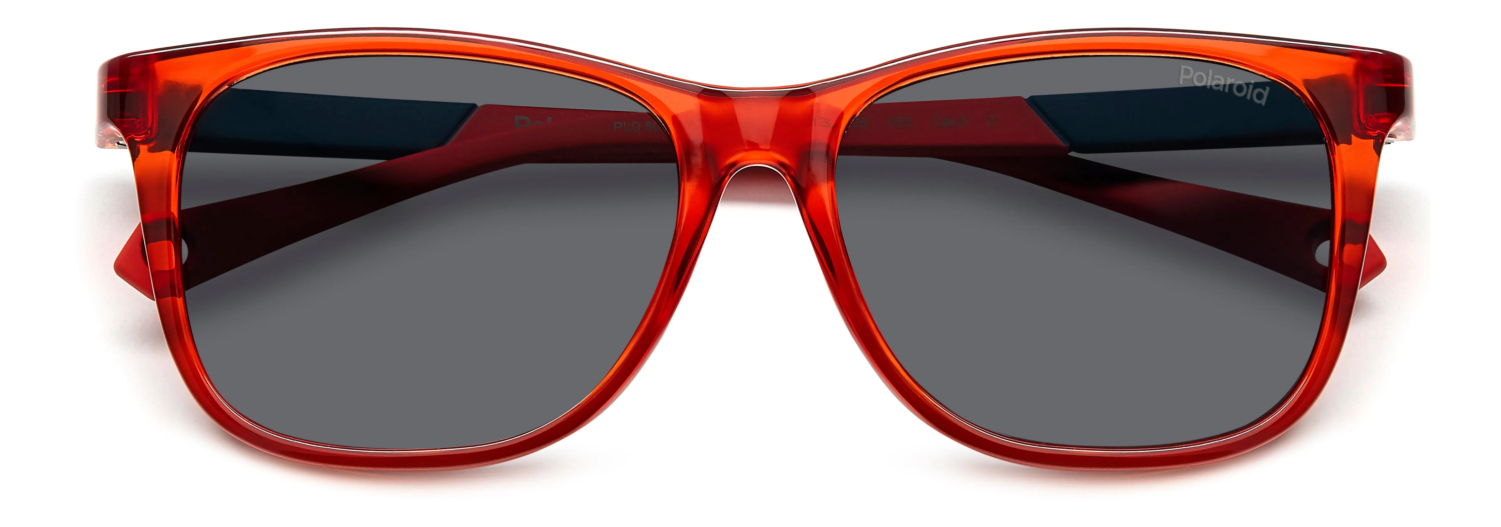 Polaroid PLD 8058/S C9A/M9 Occhiali da sole bambino Plastica Rosso Grigio Squadrata Polarizzata - immagine 3
