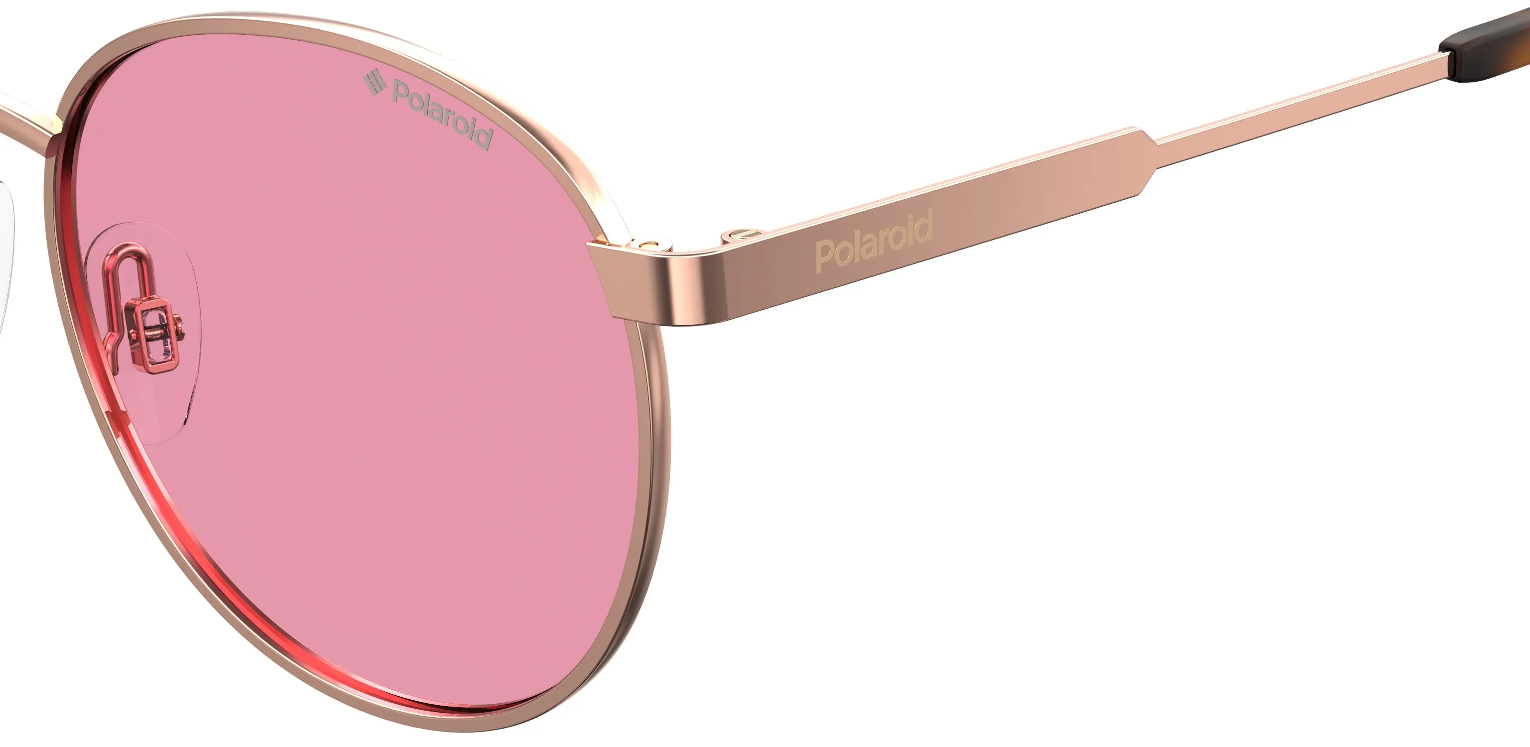 Polaroid PLD 8039/S DDB/0F Occhiali da sole bambino Metallo Oro Rosa Pantos Polarizzata - immagine 3